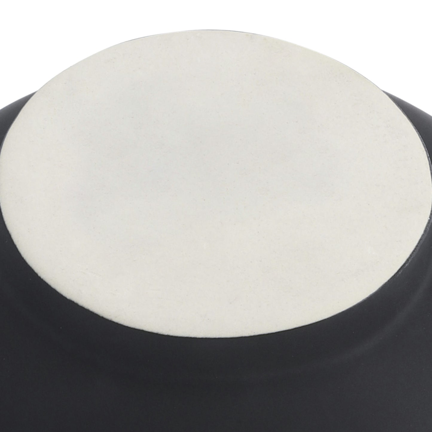 Cer, 8"h Bulbous Vase, Black