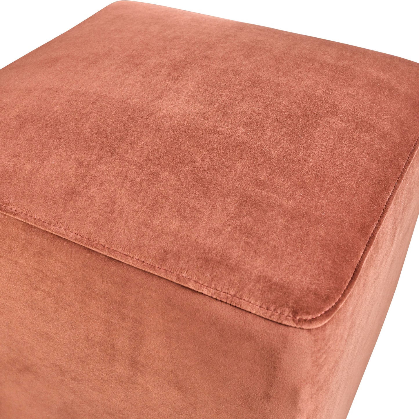20x20 Square Ottoman, Brown