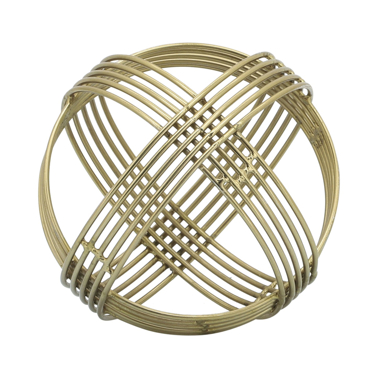 Metal, 6" Orb, Gold