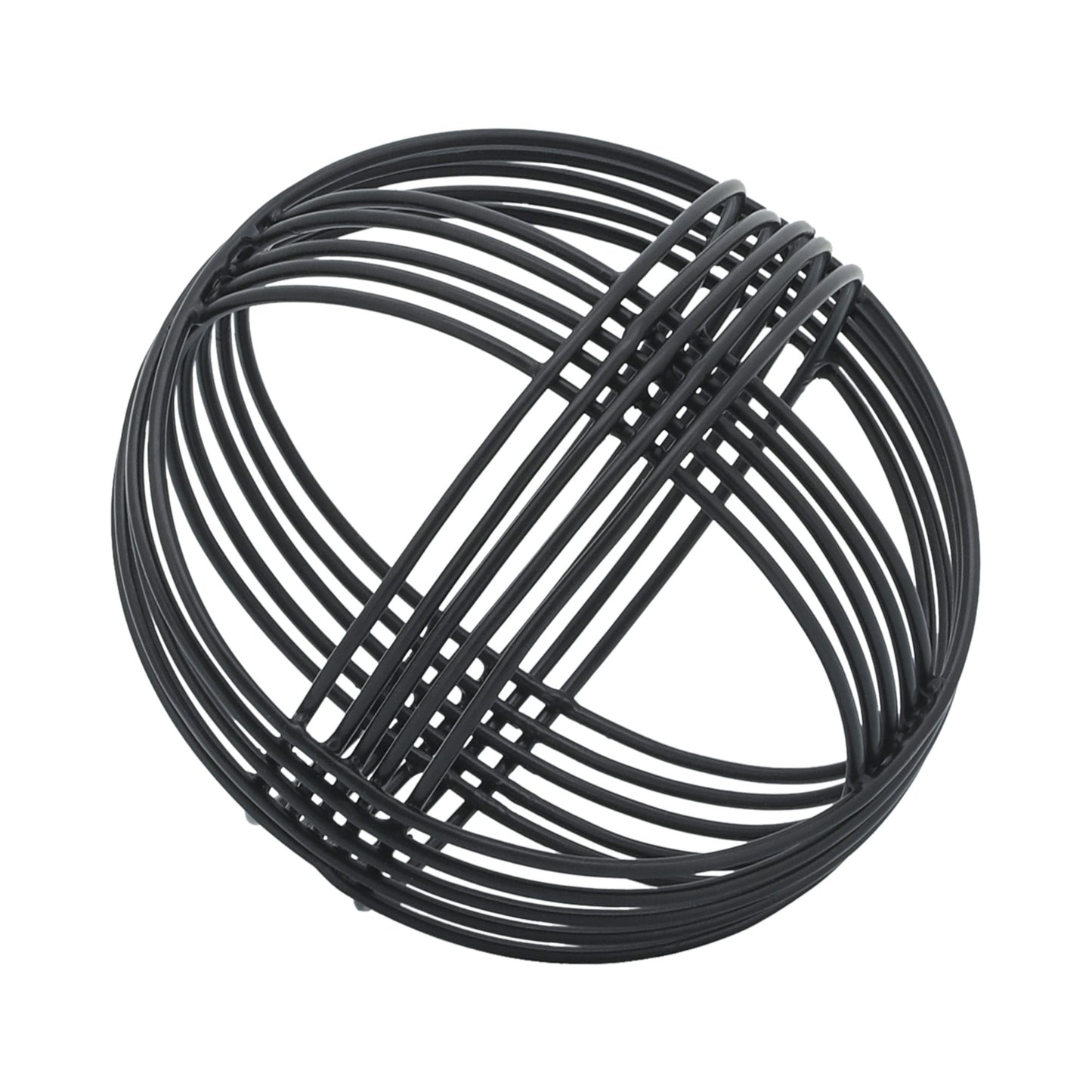 Metal, 6" Orb, Black
