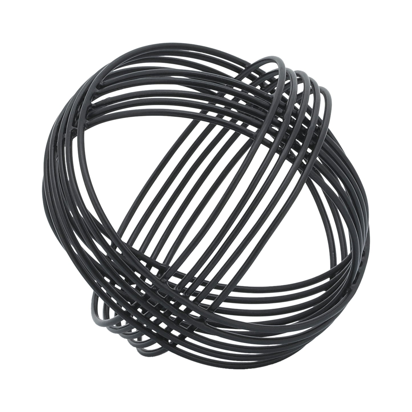 Metal, 6" Orb, Black
