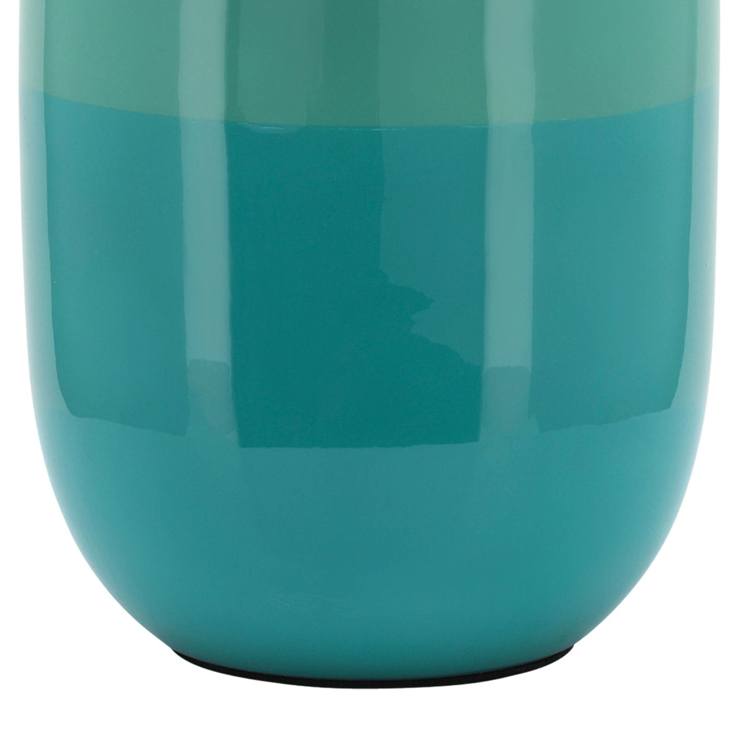 Metal 12" Urn Vase, Green