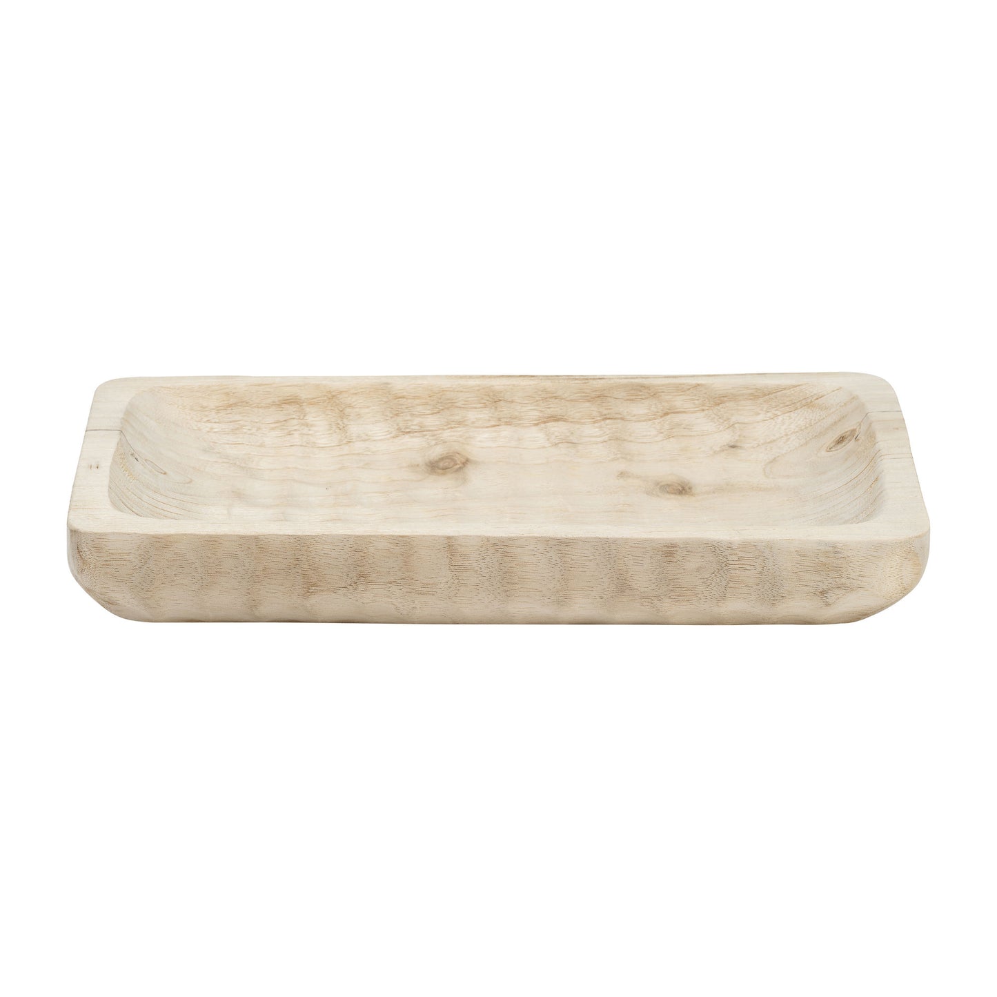 Wood, 16" Rectangular Tray, Natural