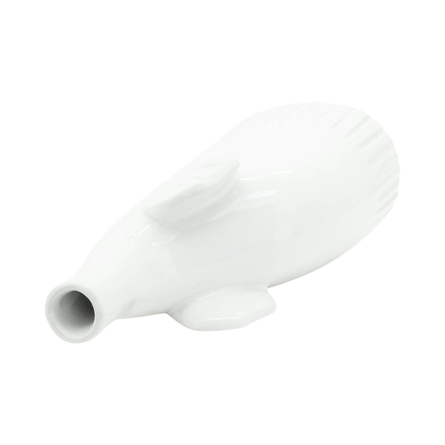 Cer,9",elephant Deco,white