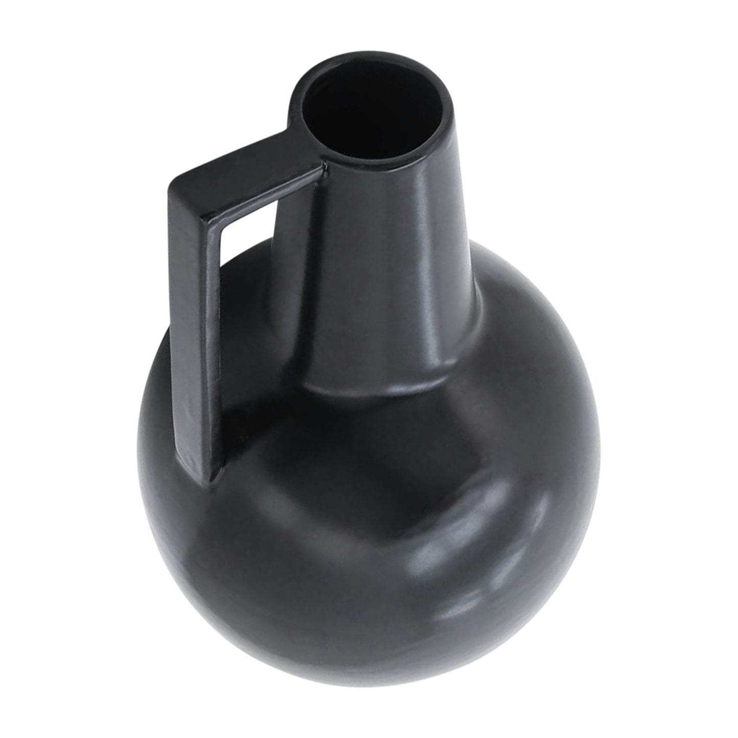 Cer,9",vase,black