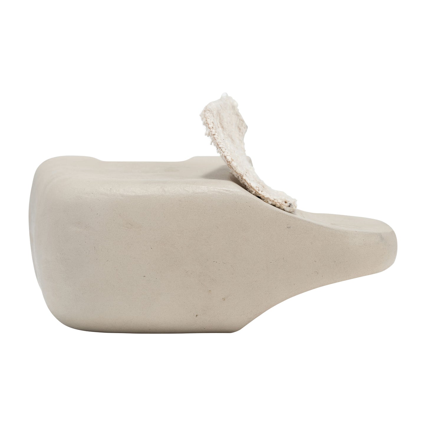Ecomix, 8"h Elephant - Fabric Detail, Ivory