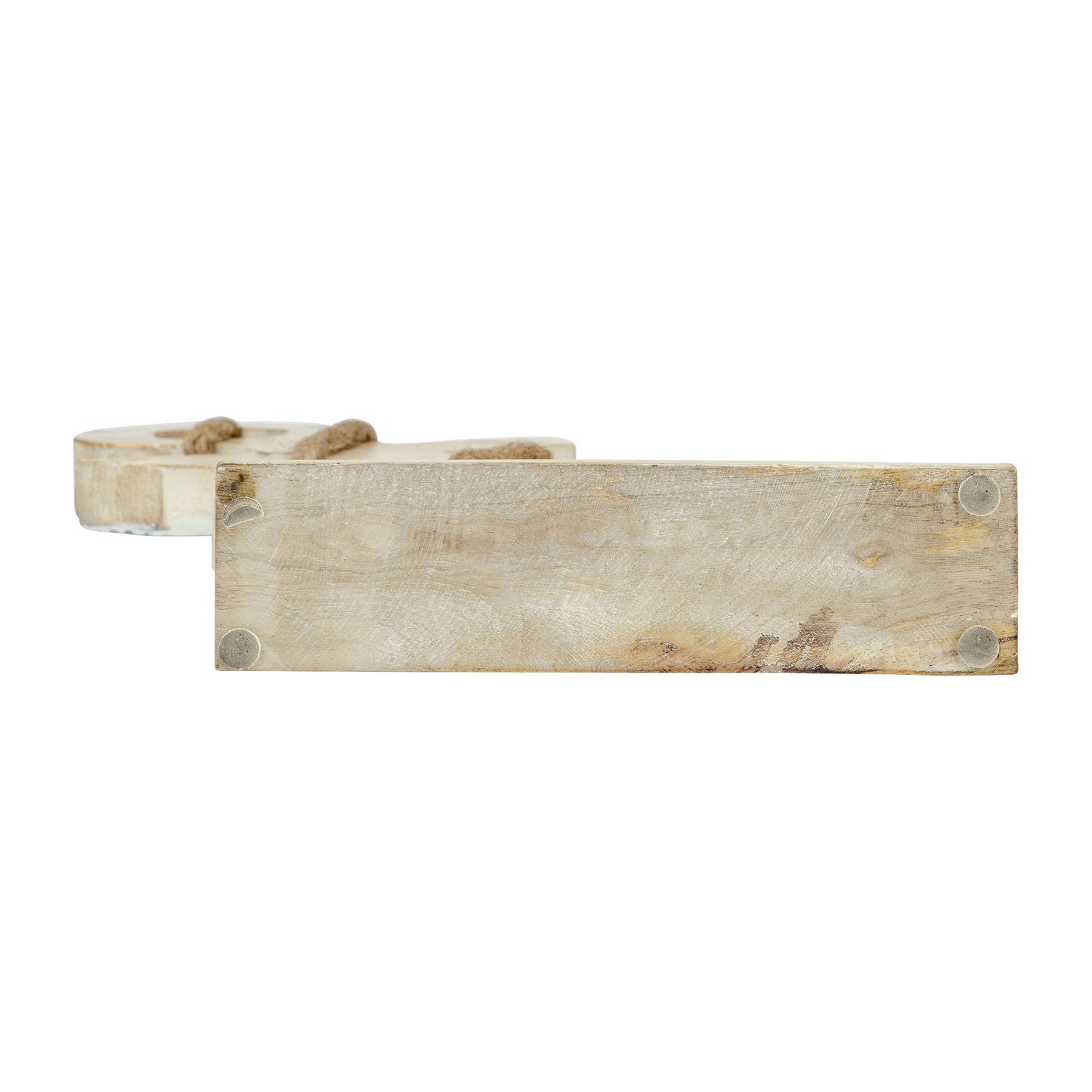 Wood, 18"h Anchor W/ Mosaic Blue/brown