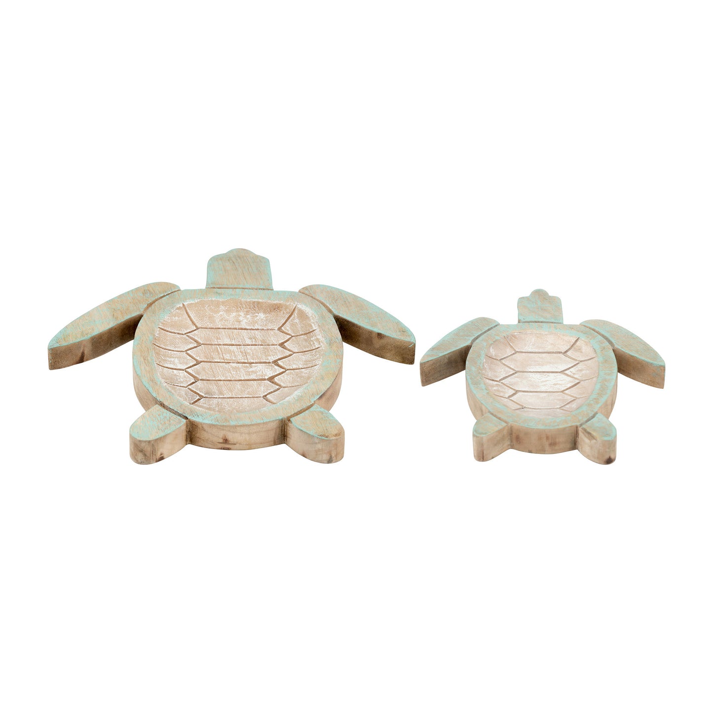 Wood, S/2 10/14" Tortoise, Multi