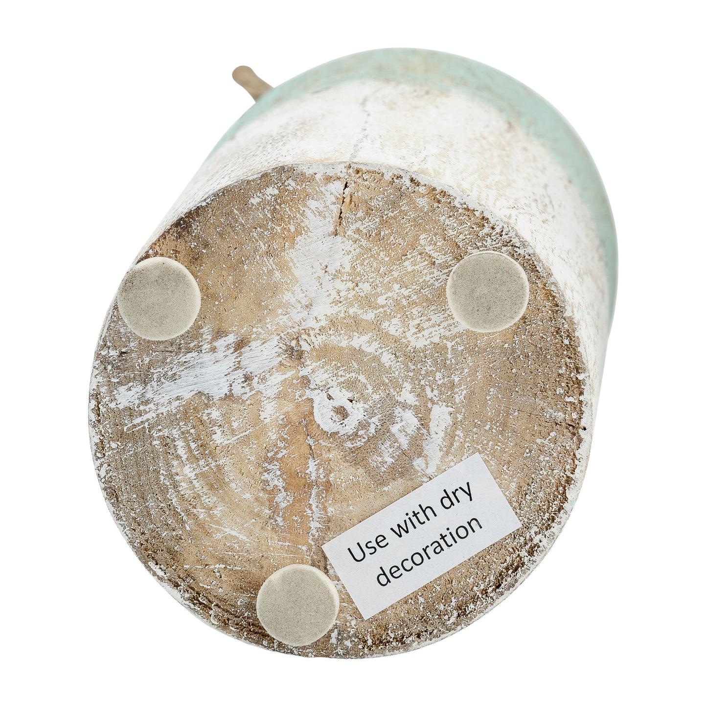 Wood, 12"h Tri-colored Bottle, Multi