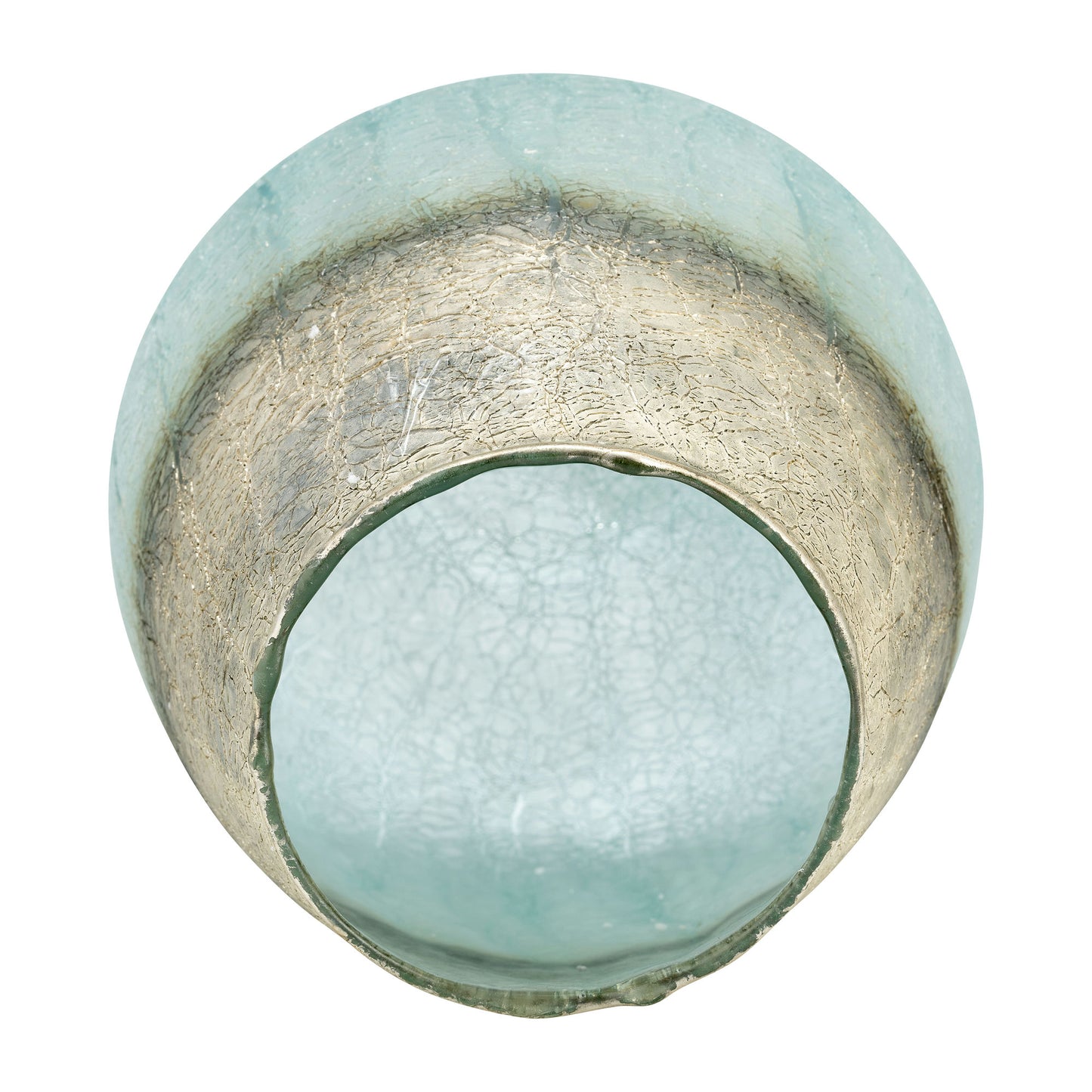 Glass, 7"h Votive Holder, Blue