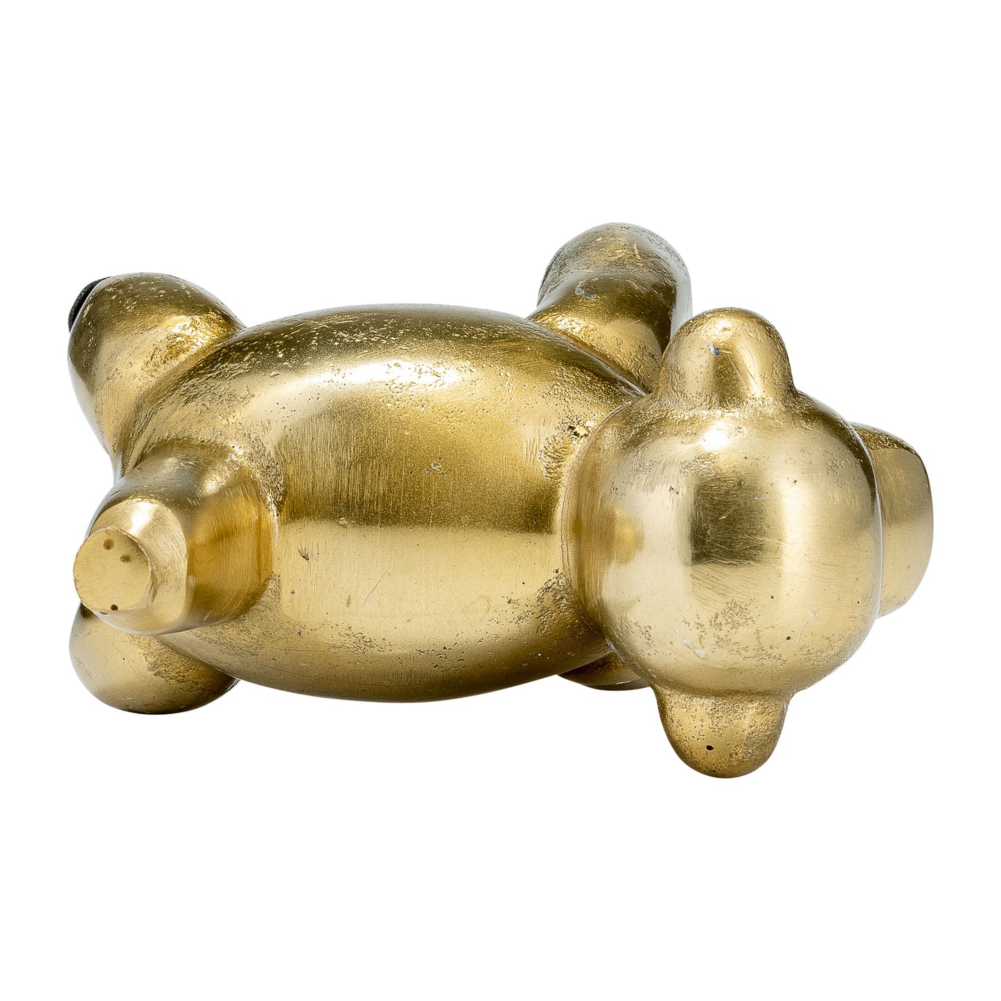 5"l Metal Balloon Monkey, Gold