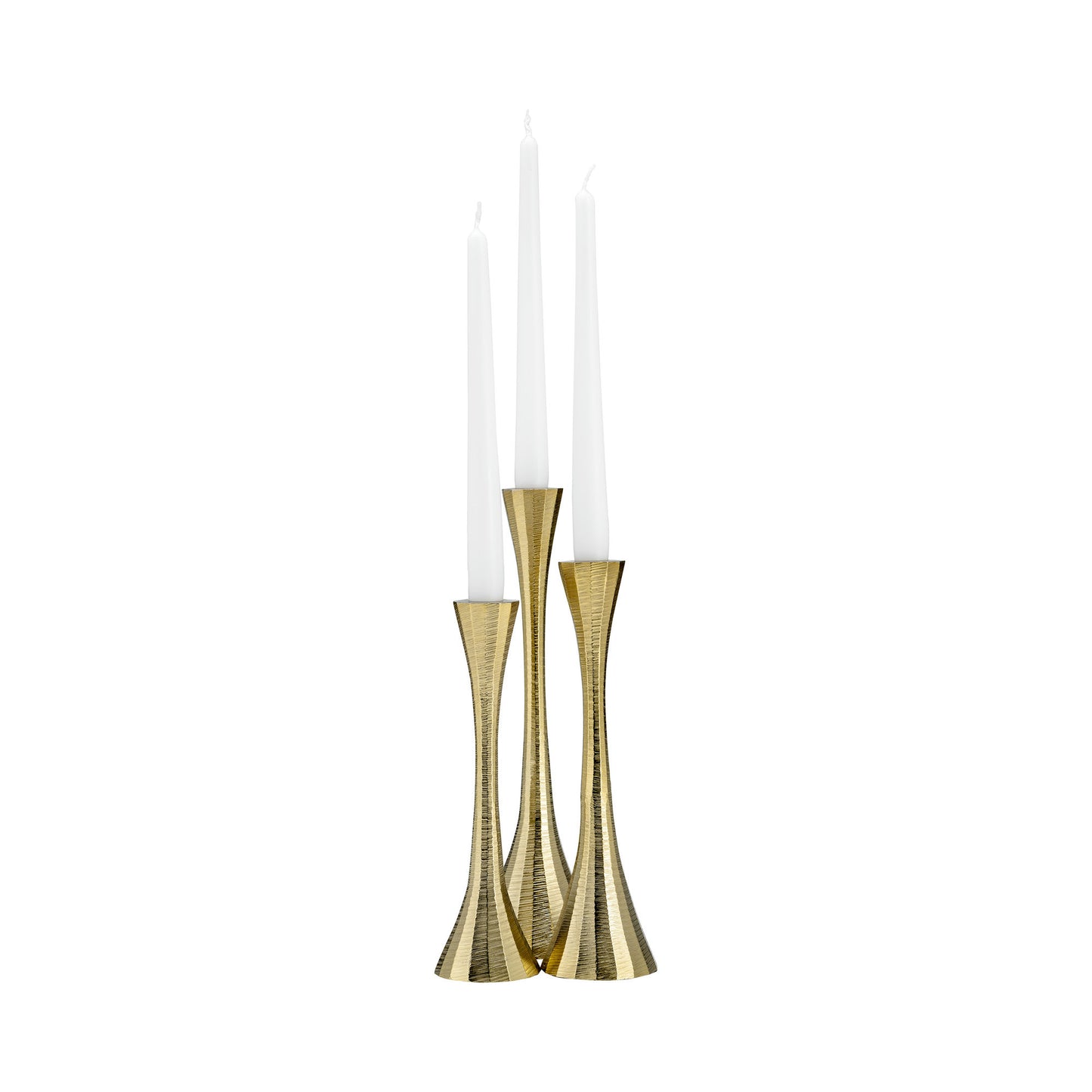 10" Metal, Taper Candle Holder, Brass