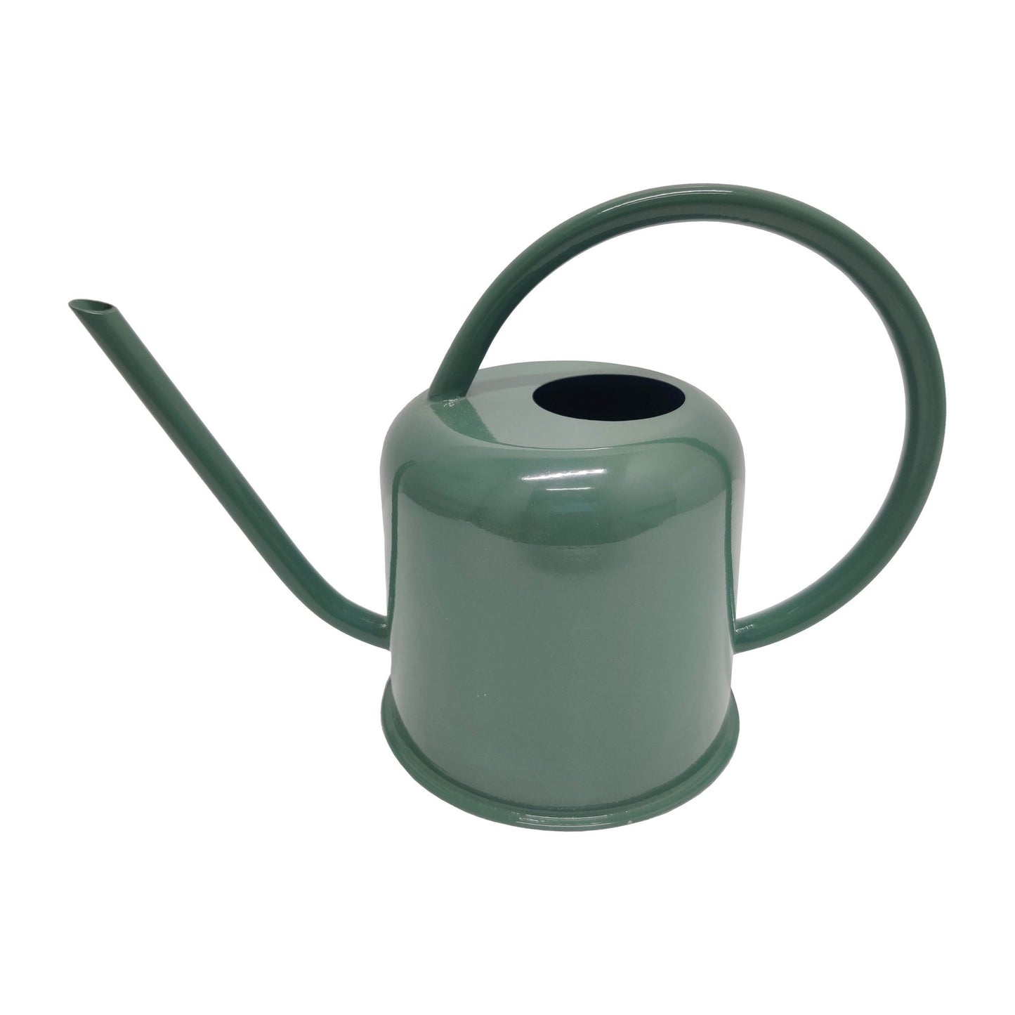 7", Metal Water Can Decor, Green
