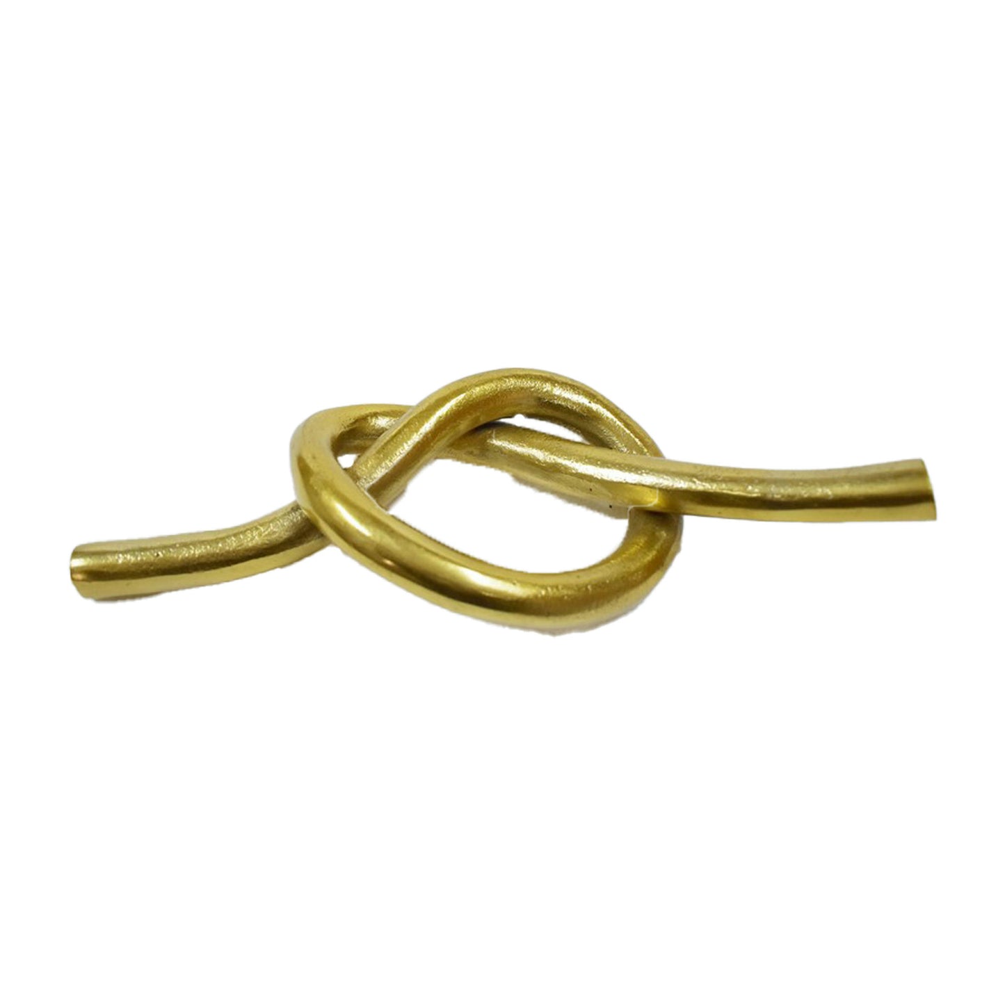 Metal,12", Single Knot Deco, Gold