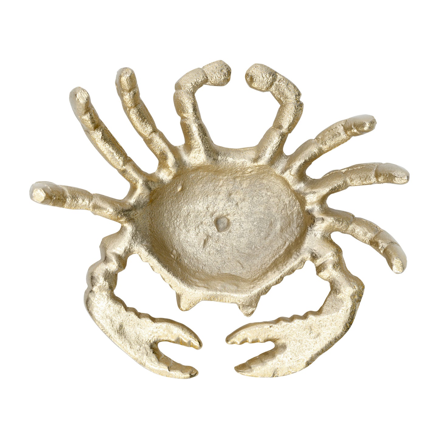 Metal,9", Crab Deco,champagne
