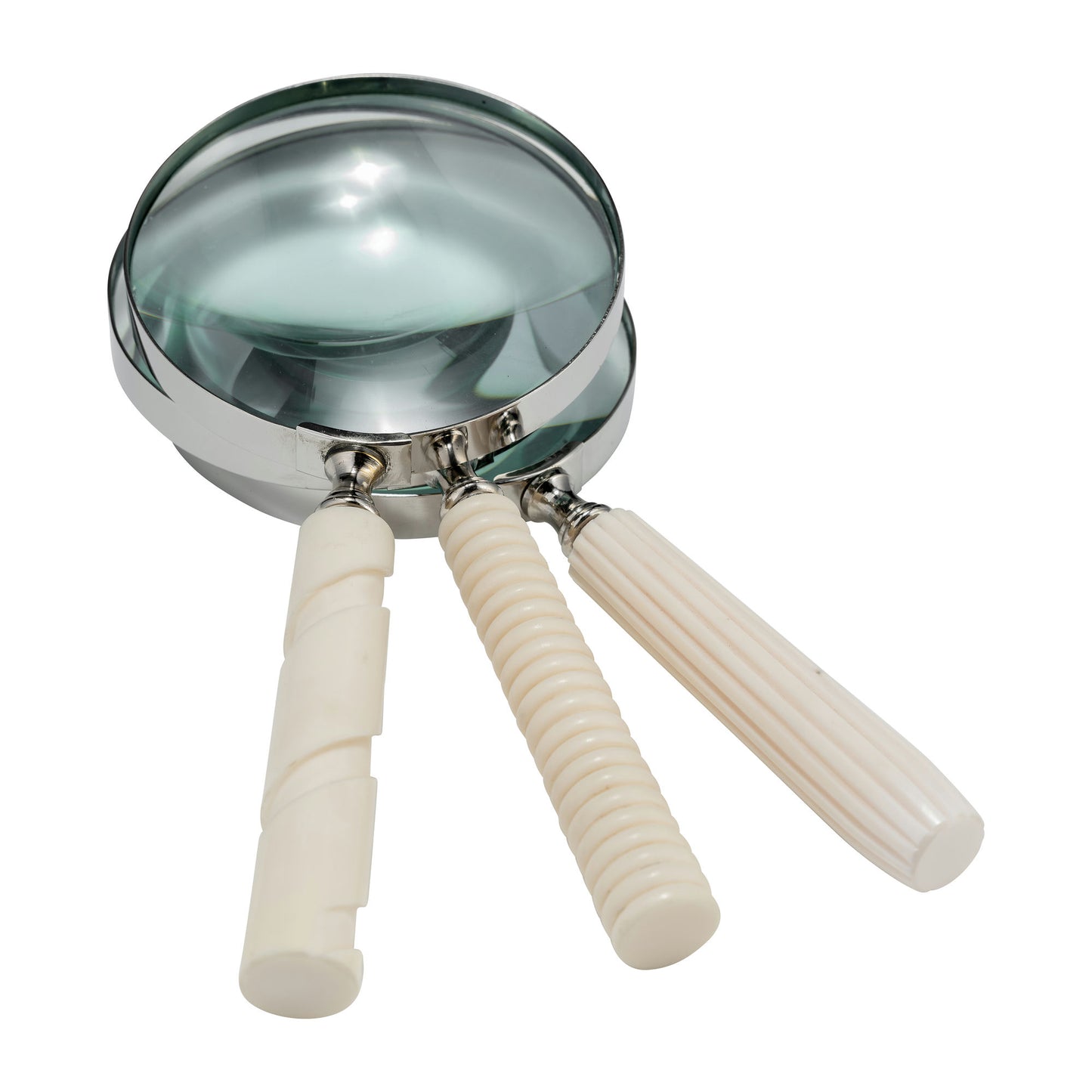 Metal/res,s/3 4",asrted Handle Magnifying Glass