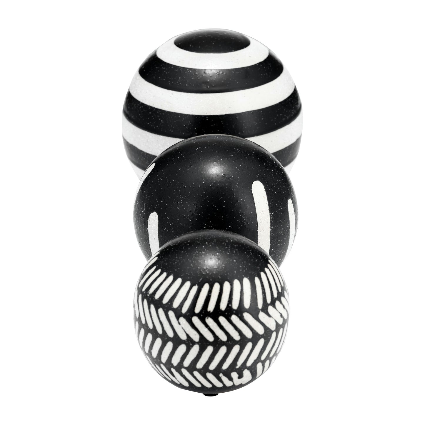 Cer, S/3 4/5/6", Tribal Orbs, Blk/ivory