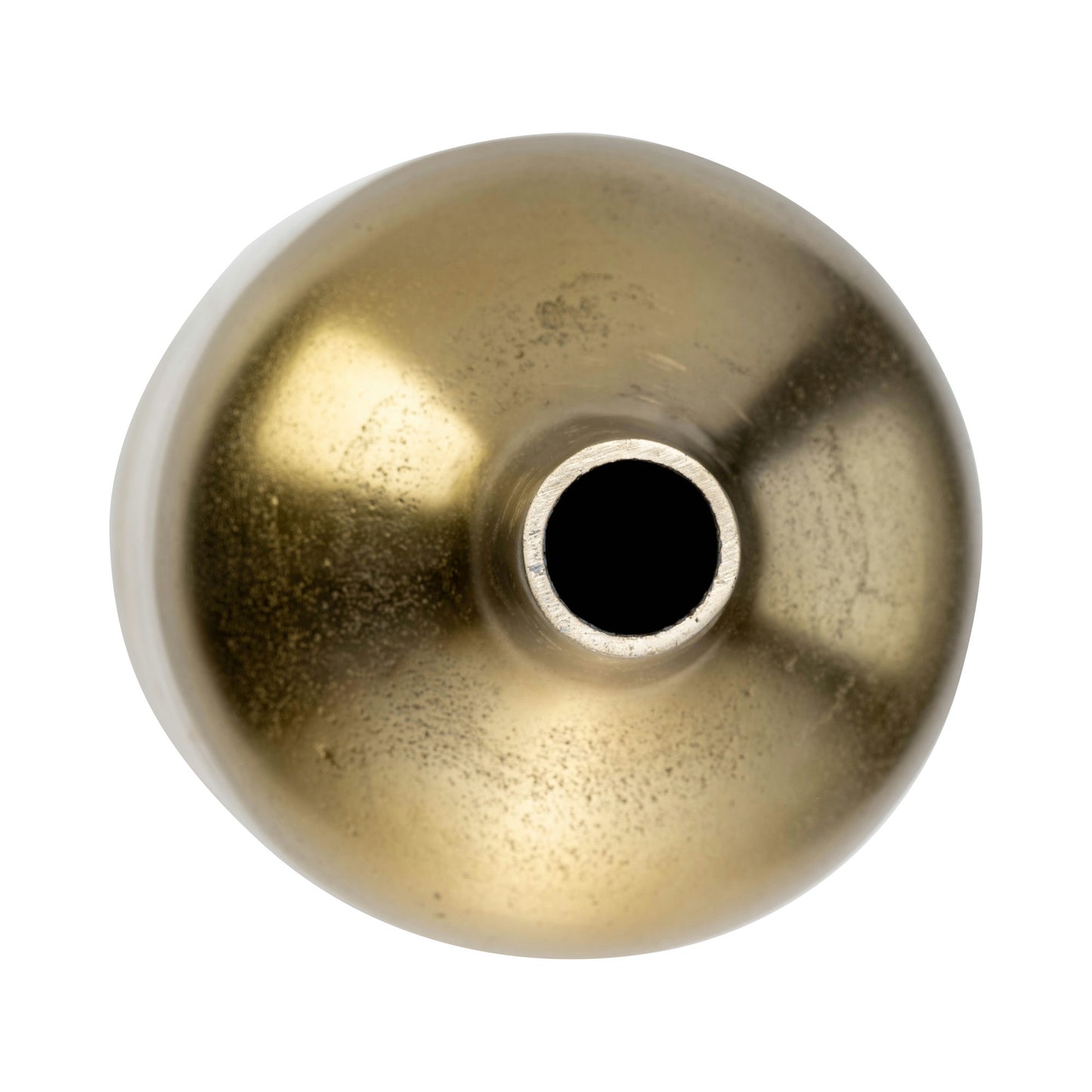 Metal 9" Bottle Vase, Gold