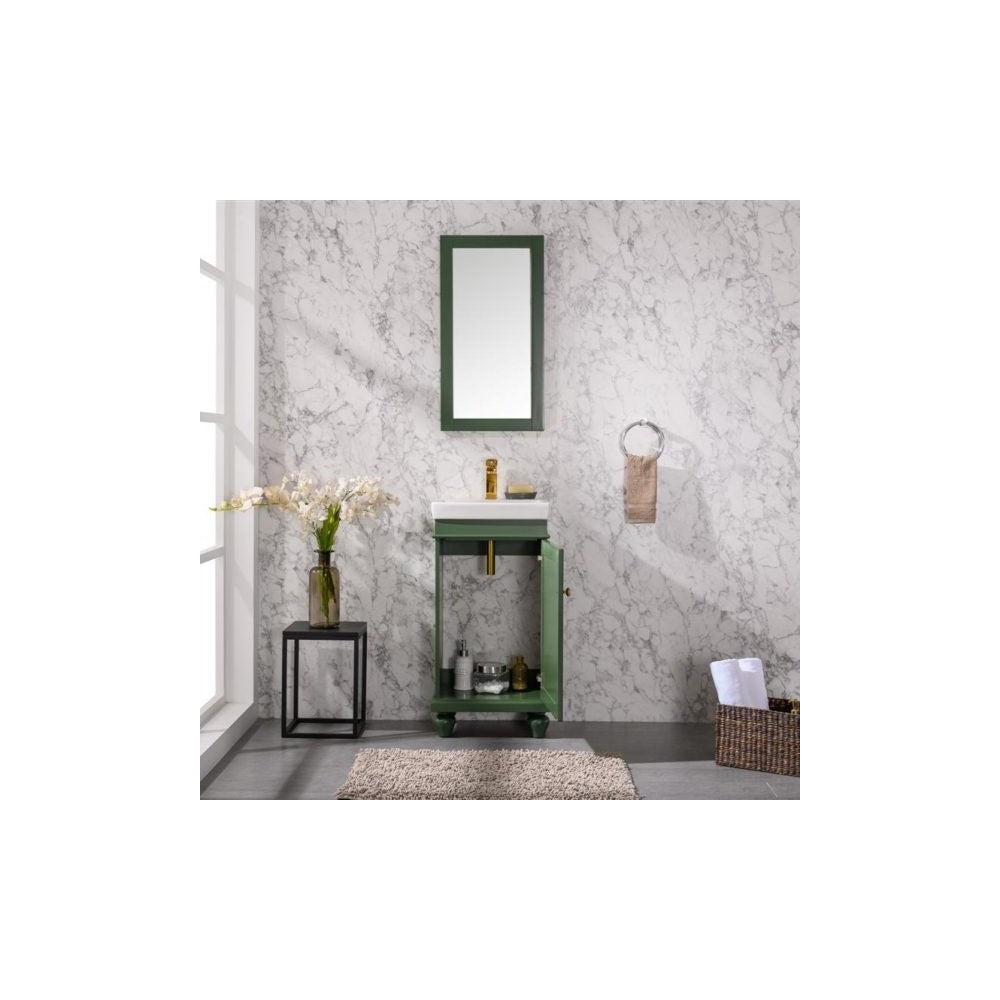 18" Vogue Green Sink Vanity