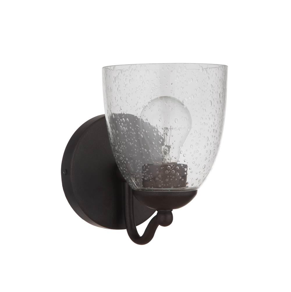 Hillridge 1 Light Wall Sconce, Espresso