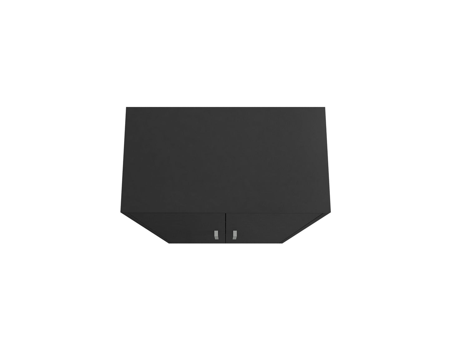 Eiffel Storage Cabinet in Matte Black (Set of 2)
