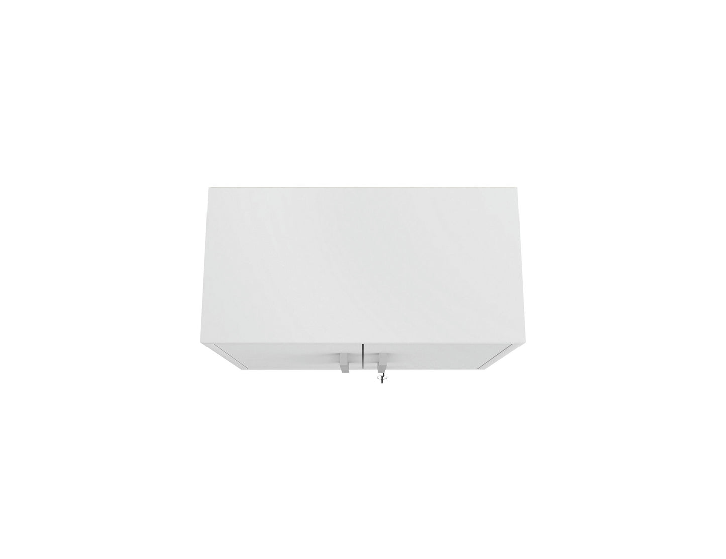 Eiffel Floating Garage Cabinet in White (Set of 2)