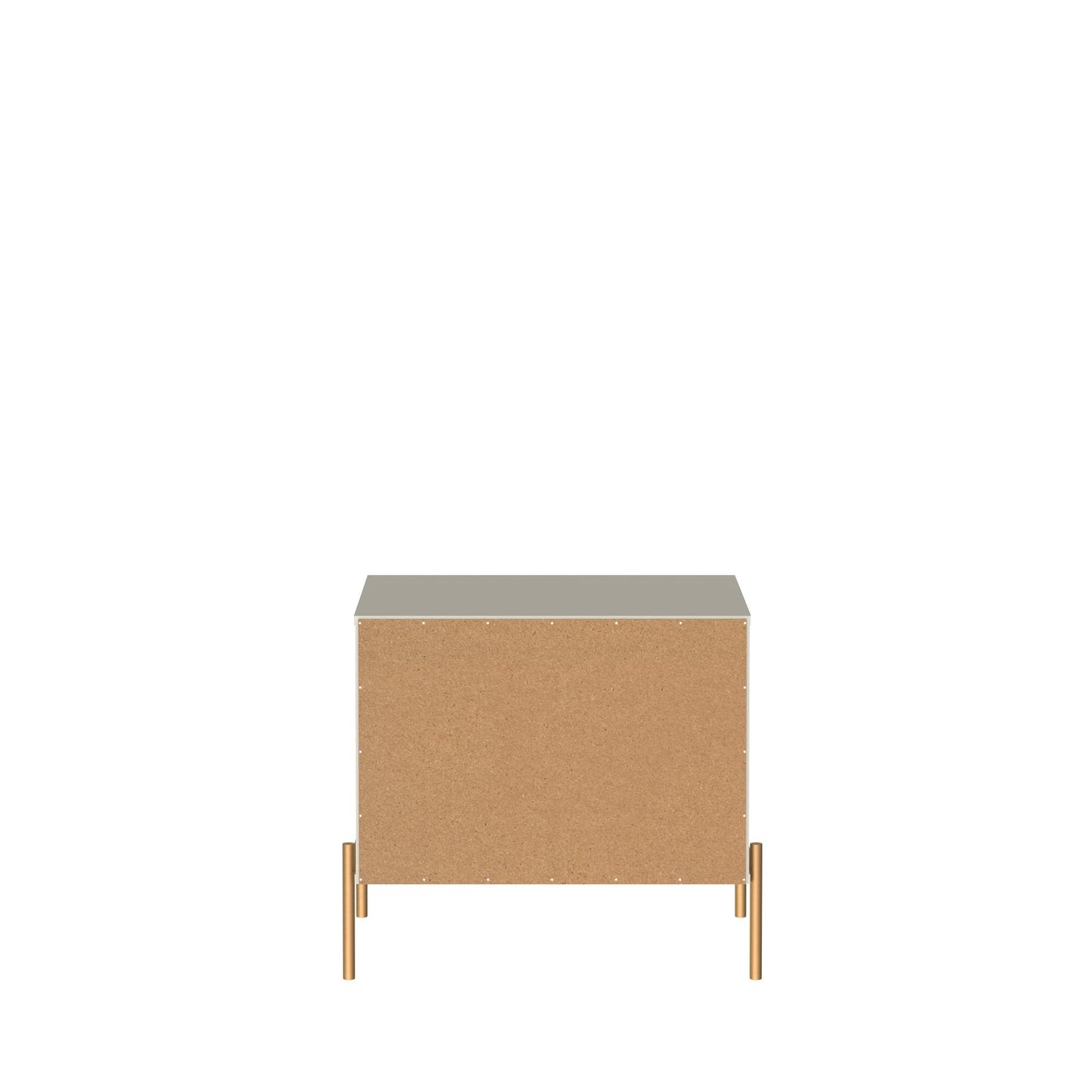 Jasper Full Extension Drawer Nightstand in Off White (Set of 2)