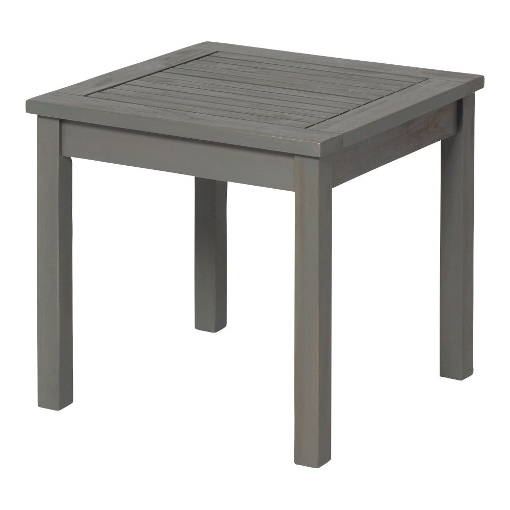 20" Simple Outdoor Side Table - Gray Wash