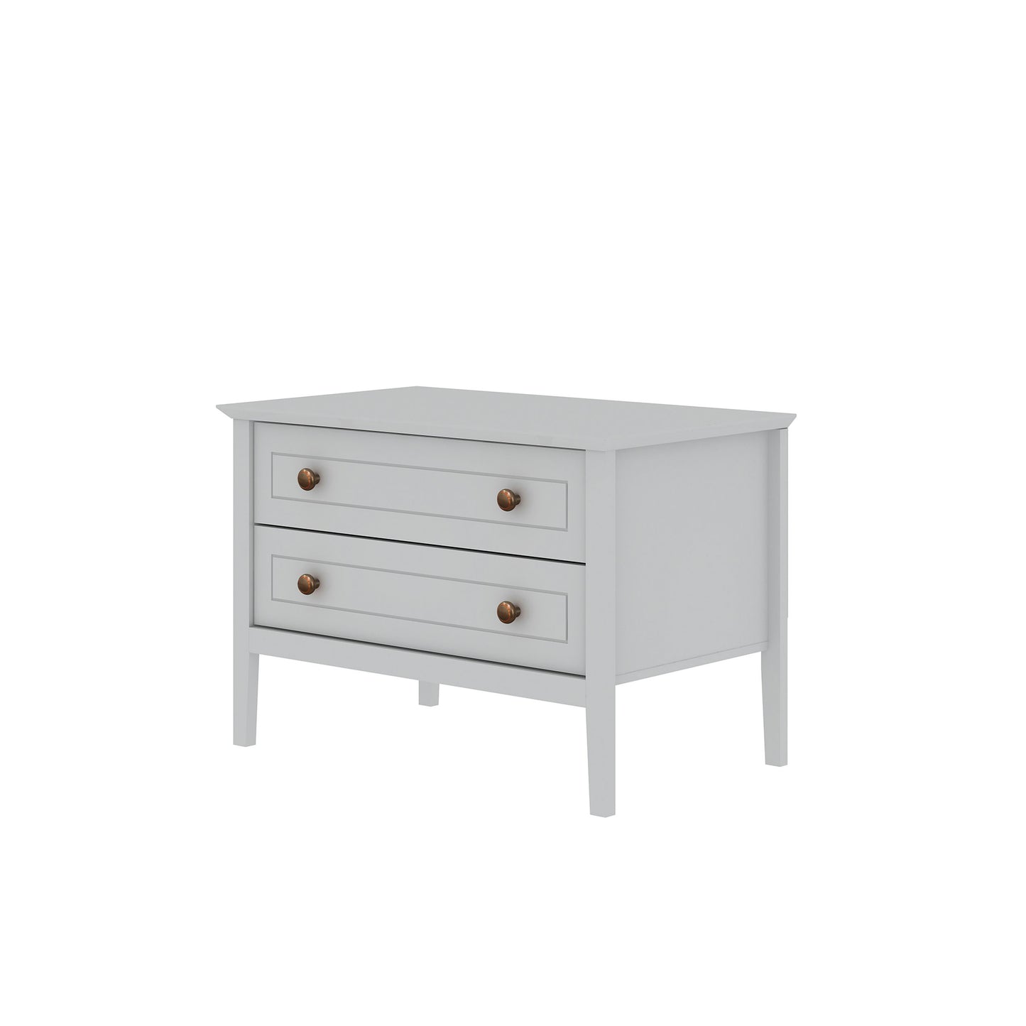 Crown Bachelor Dresser in White