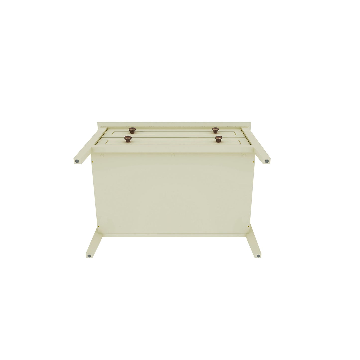 Crown Bachelor Dresser in Off White