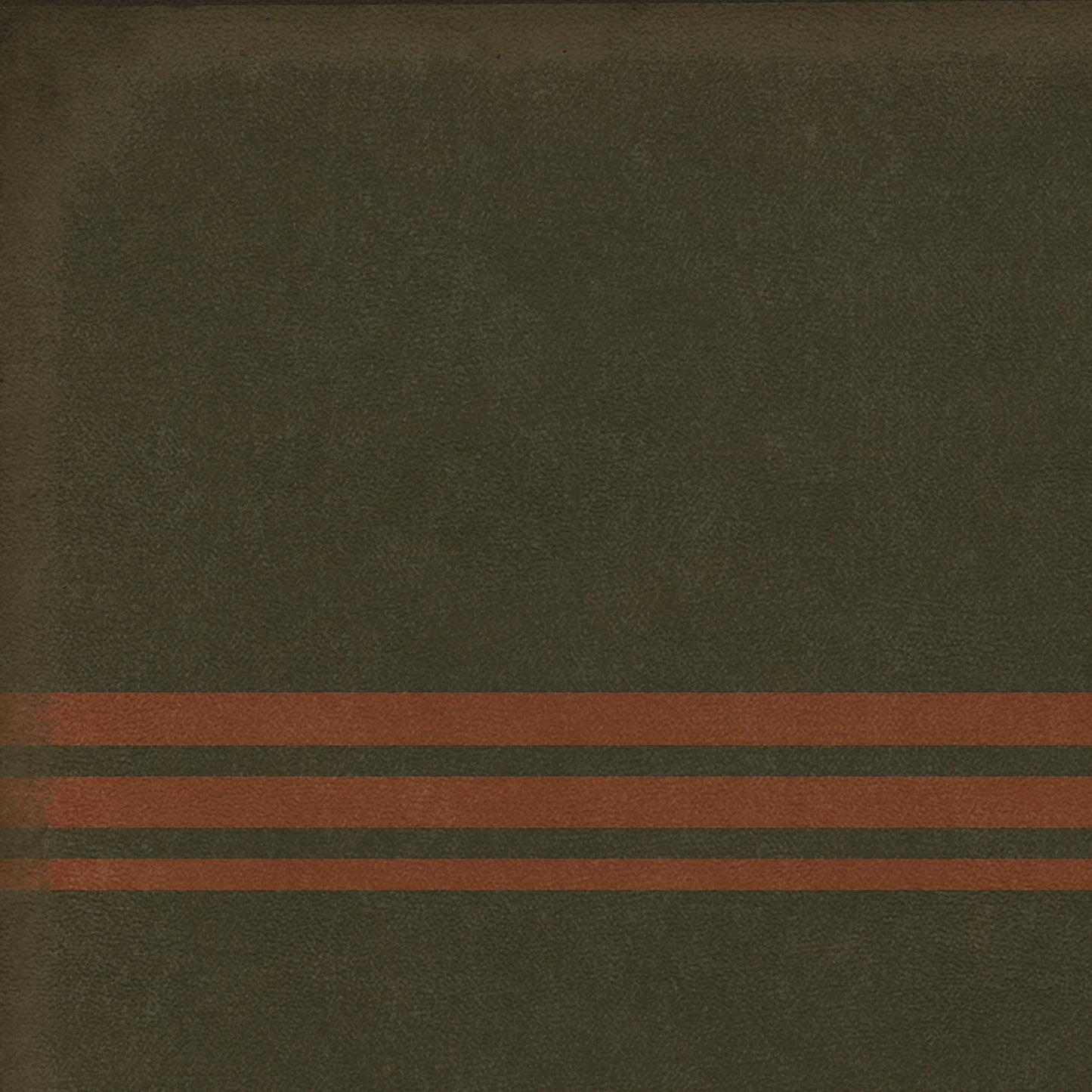 Pattern 50 Organic Stripes Black and Red 38x56 Vintage Vinyl Floorcloth