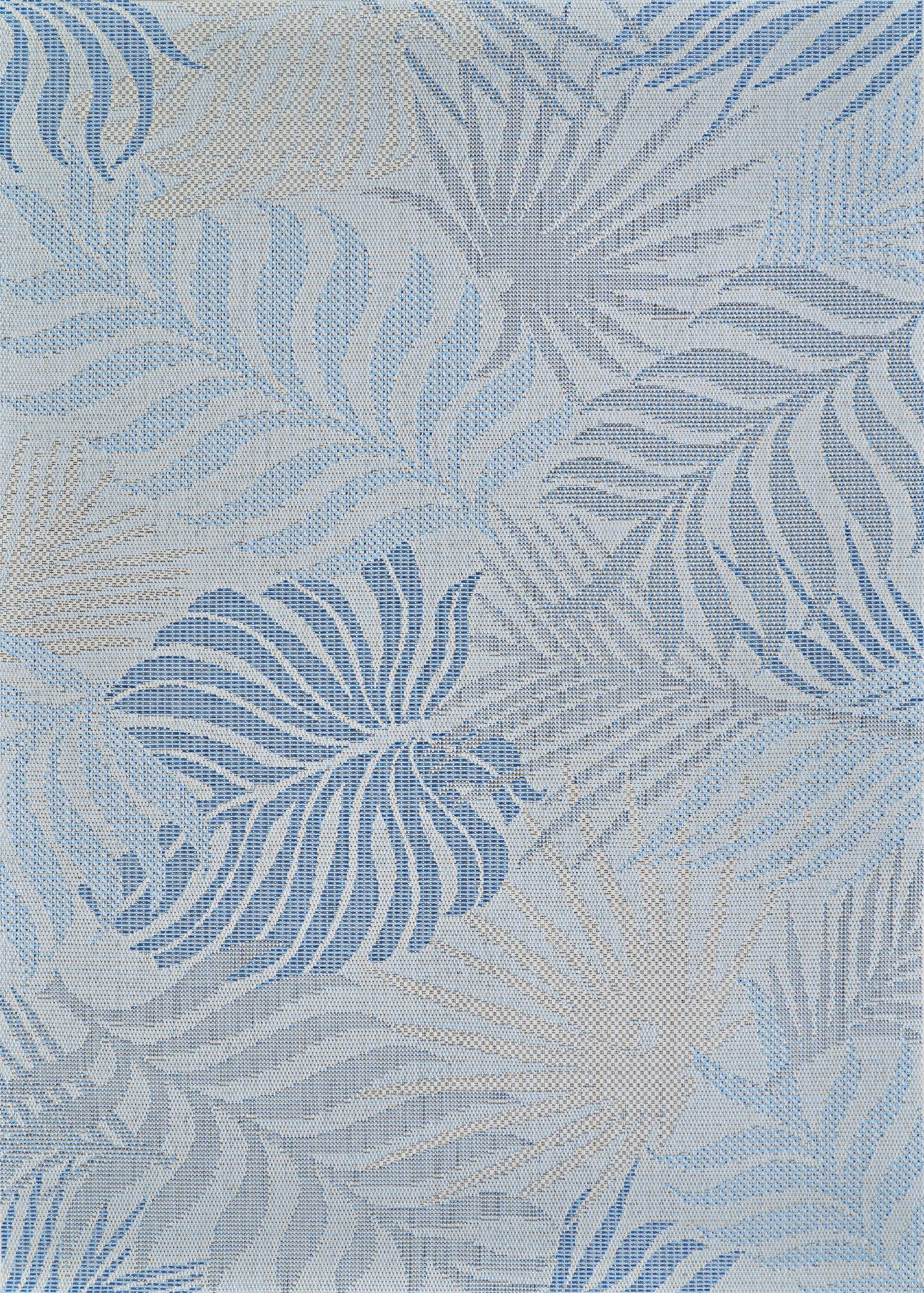 Couristan Monte Carlo Caladesi Hydrangea-Ivory Rug 7'6" x 10'9"