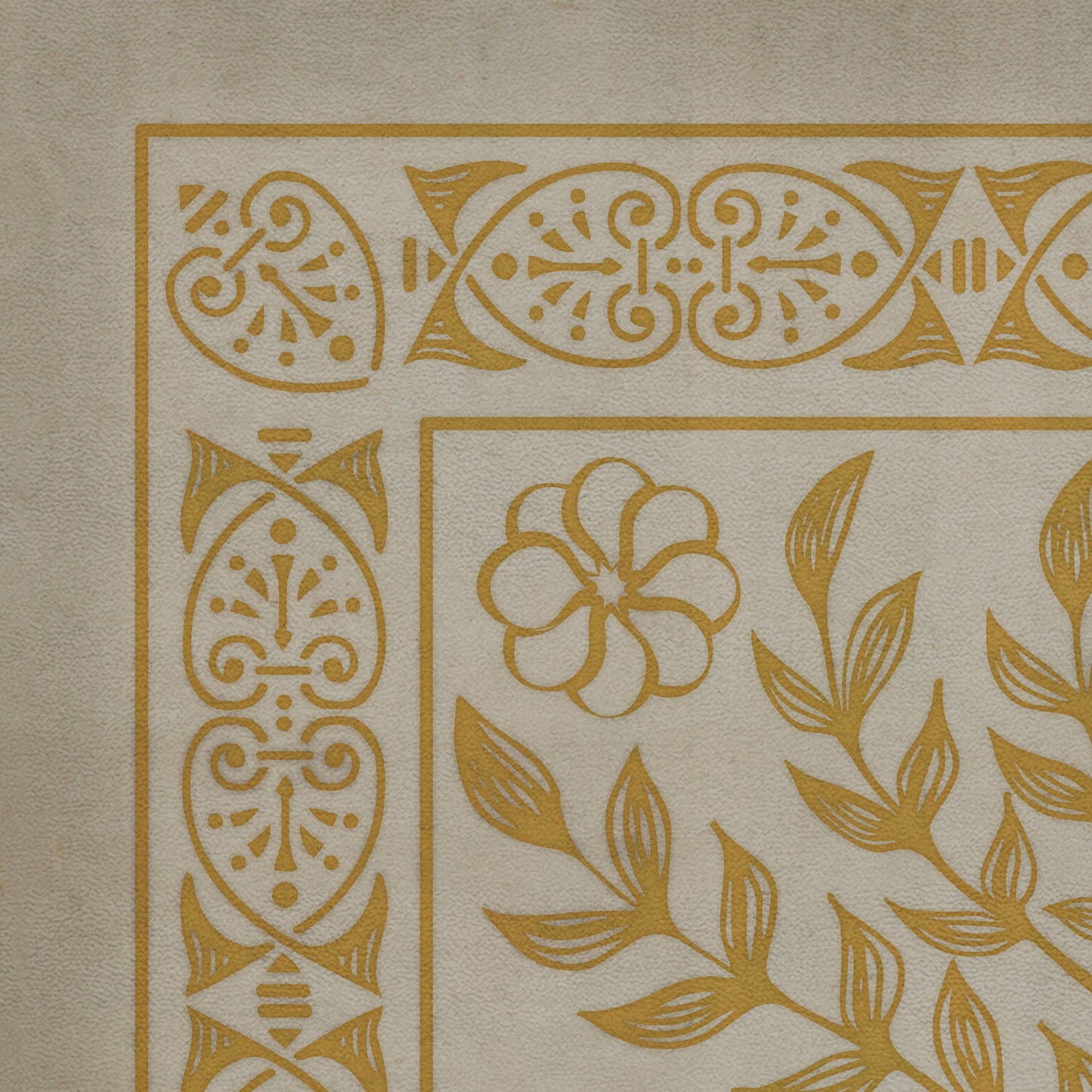 Pattern 40 Versailles 38x56 Vintage Vinyl Floorcloth
