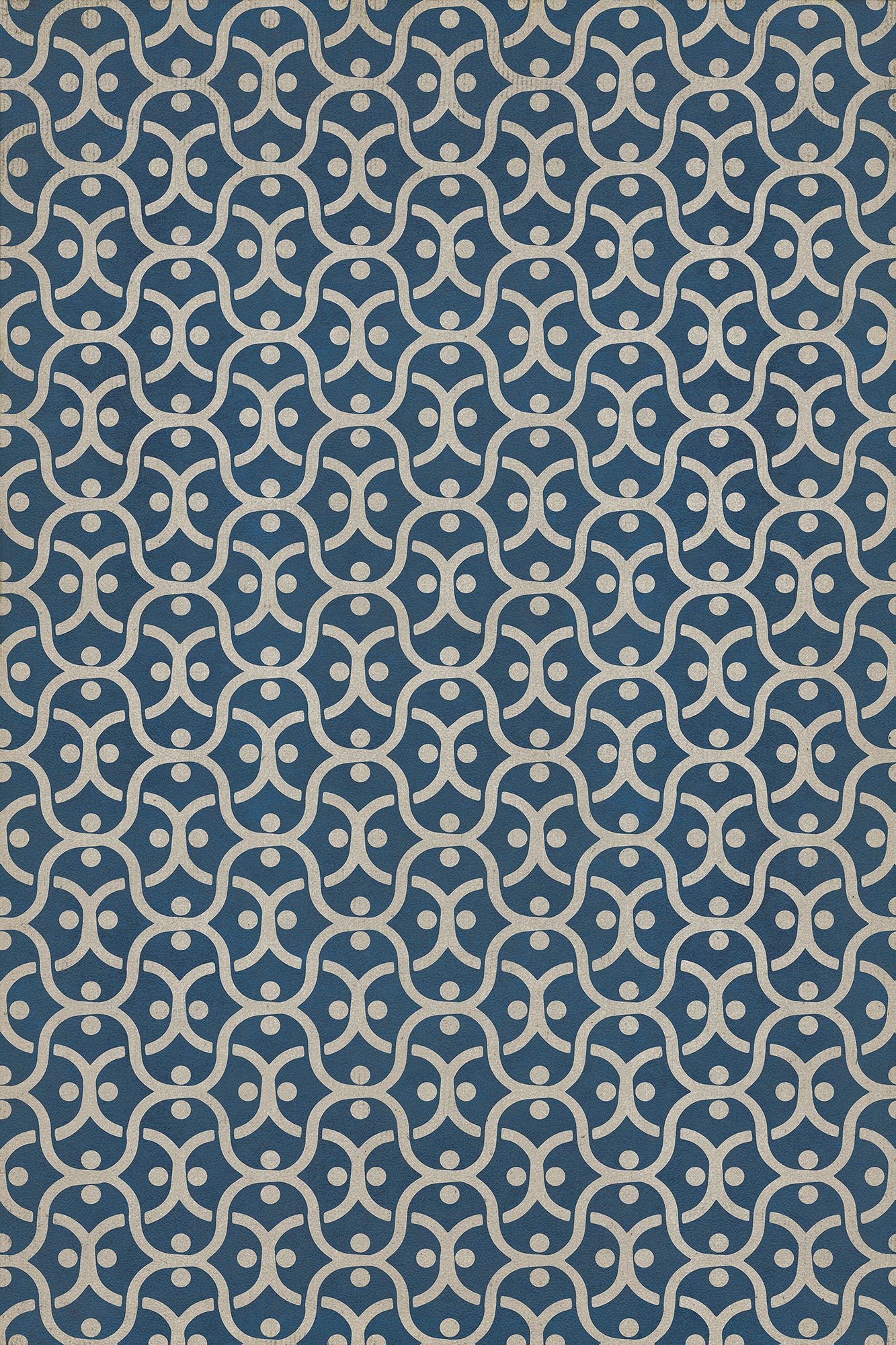 Pattern 47 A Beautiful Mind 20x30 Vintage Vinyl Floorcloth