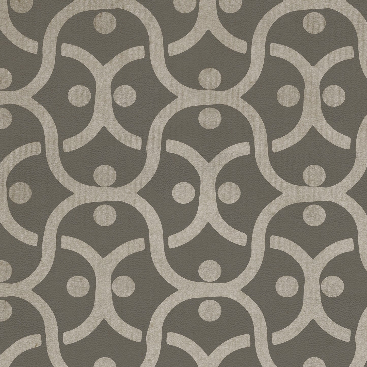 Pattern 47 Grey Matter 38x56 Vintage Vinyl Floorcloth