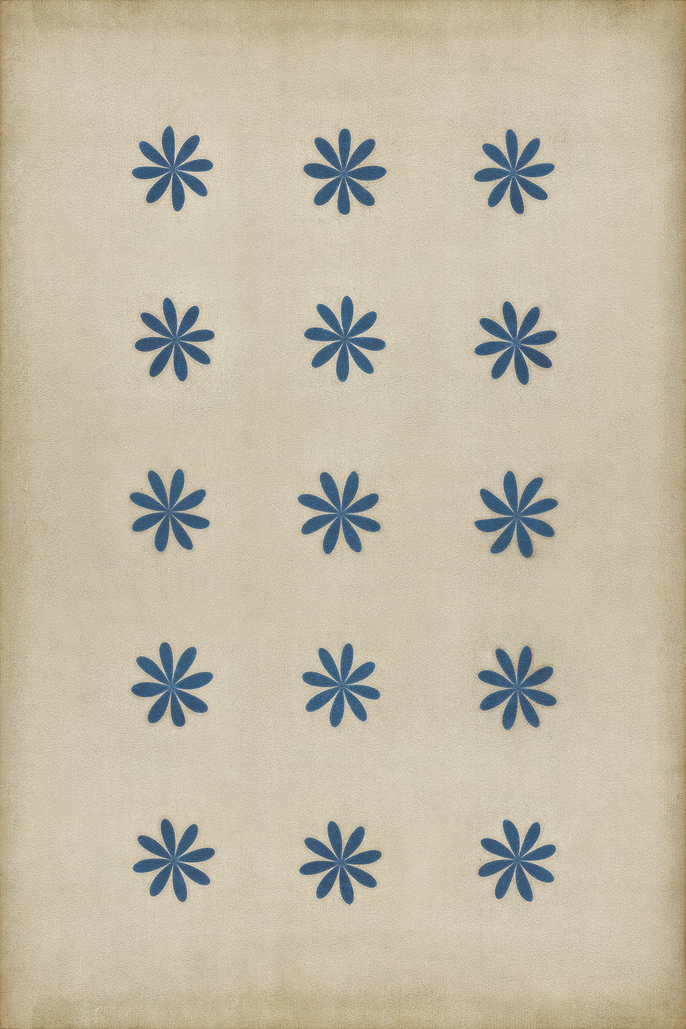 Pattern 48 Cloche 20x30 Vintage Vinyl Floorcloth