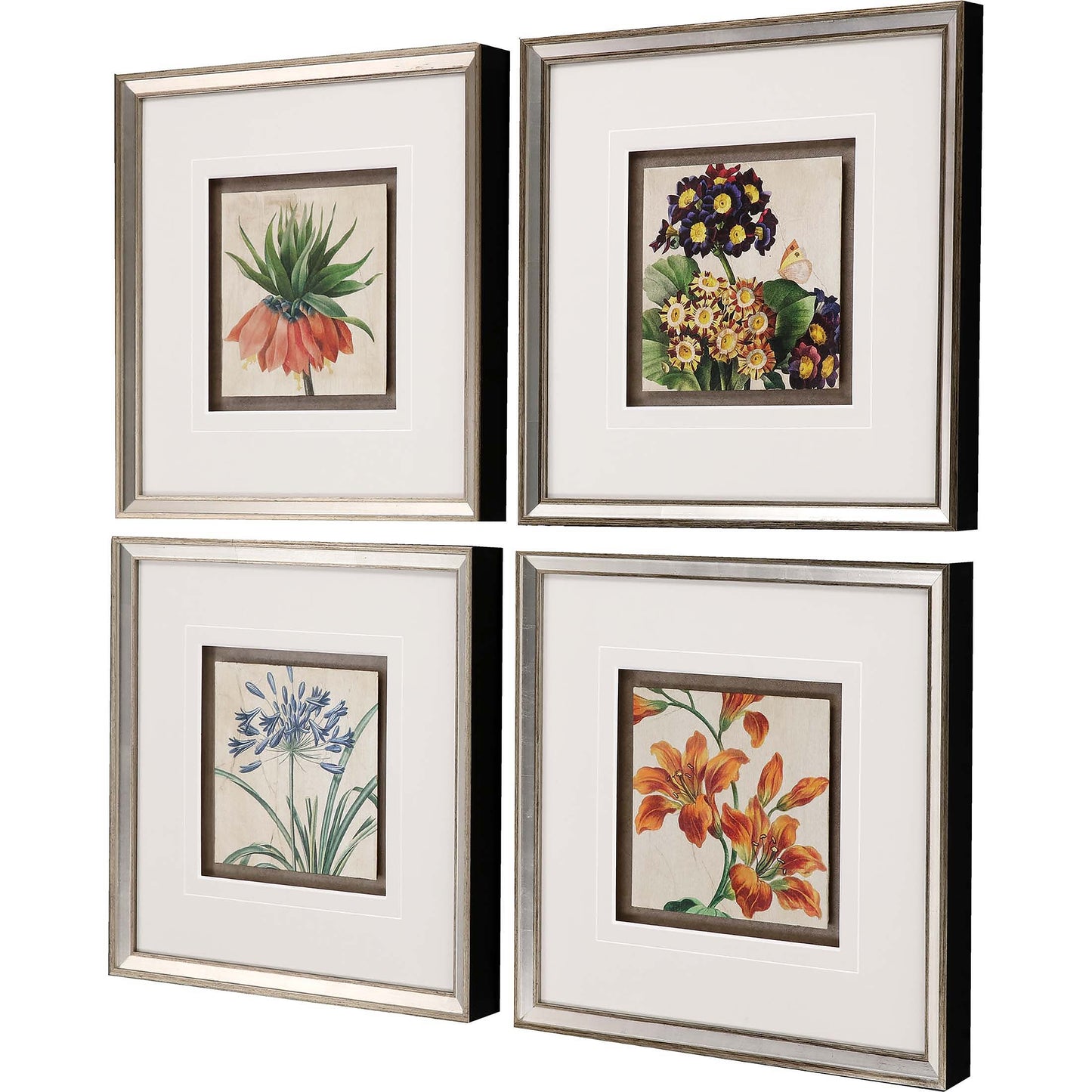 Paragon Heirloom Florals I S/4
