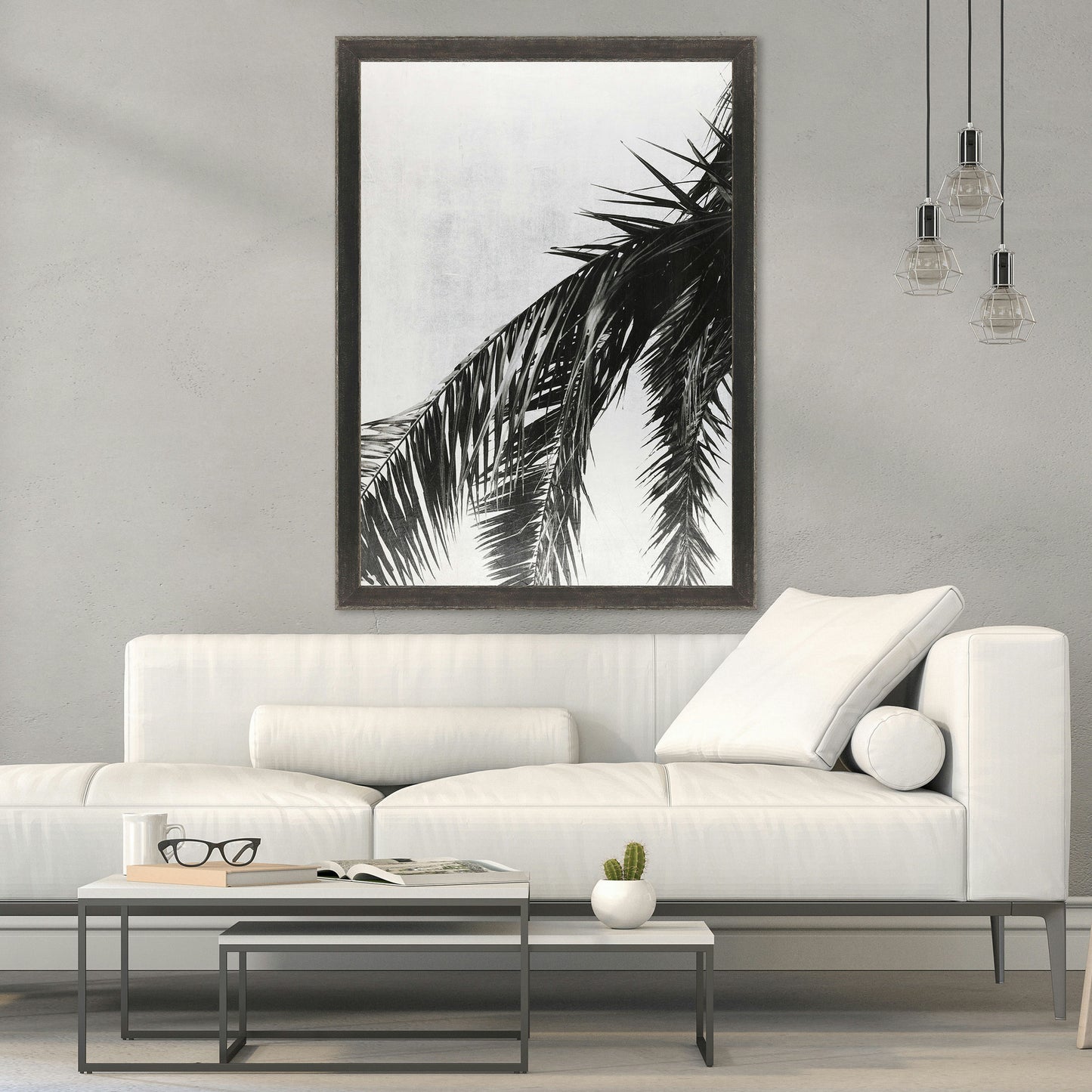 Paragon Palm on Silver Leaf