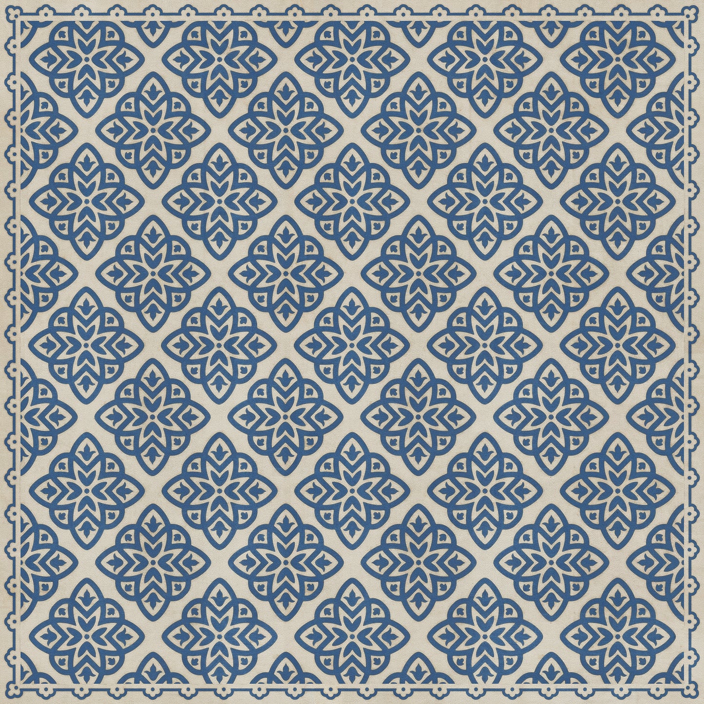 Pattern 45 Eburneus 60x60 Vintage Vinyl Floorcloth