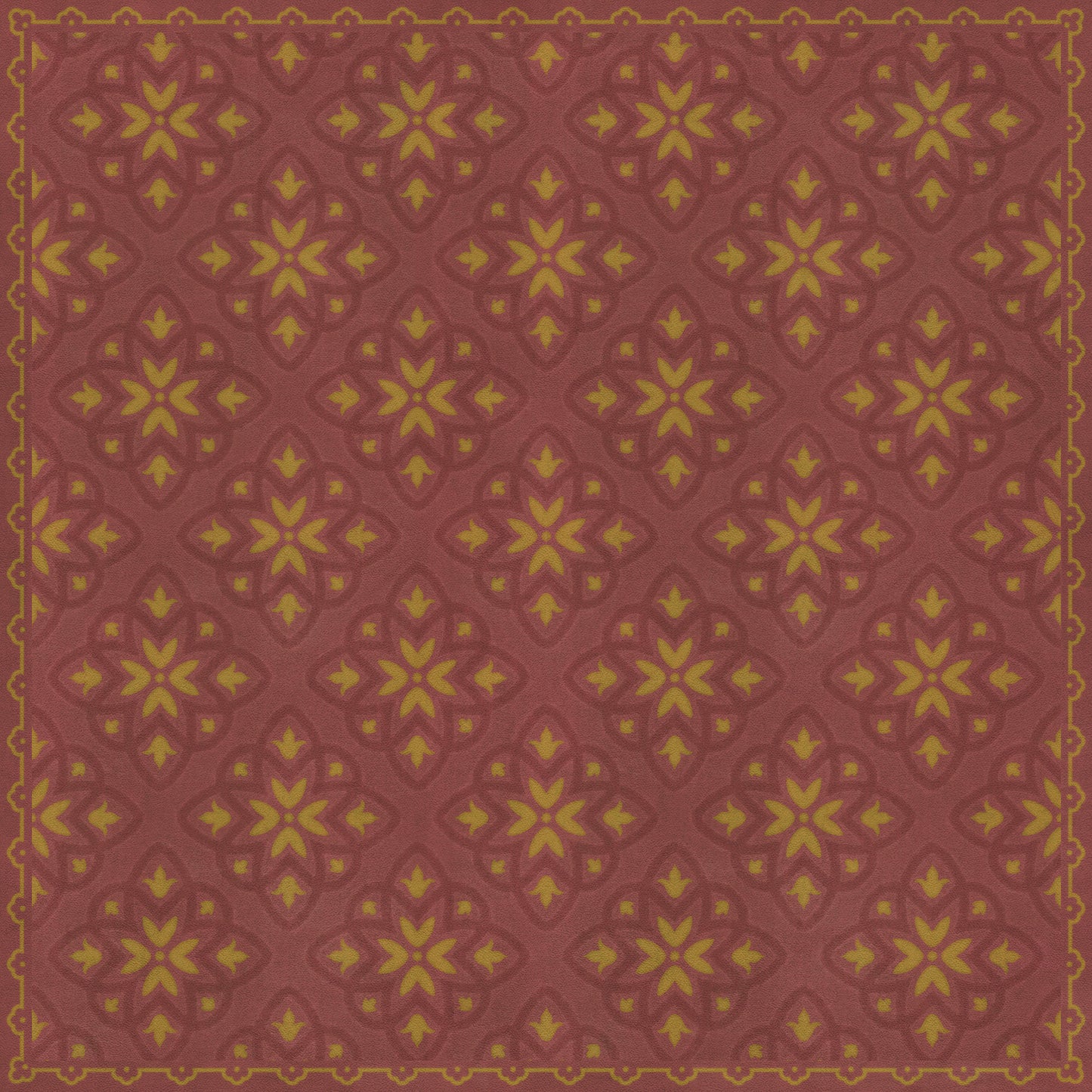 Pattern 45 Miniatus 48x48 Vintage Vinyl Floorcloth