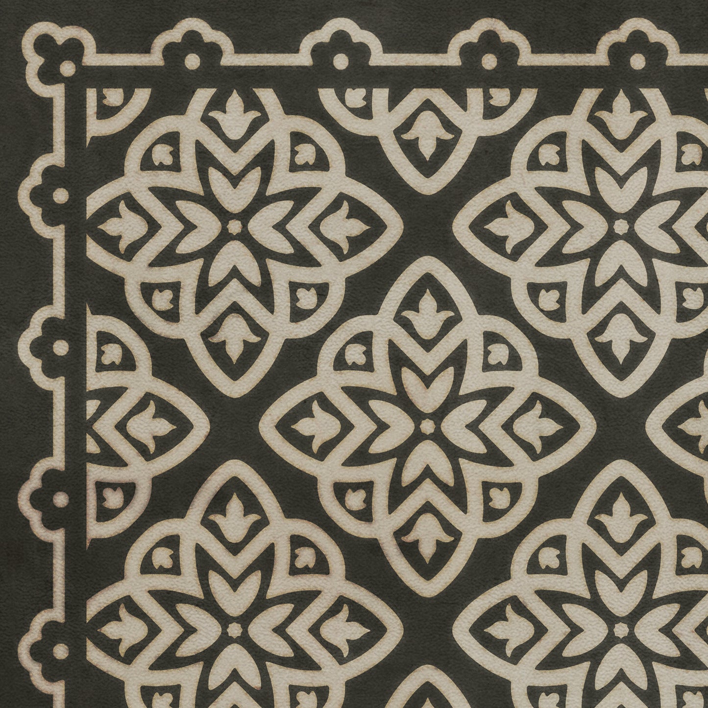 Pattern 45 Nitritus 38x56 Vintage Vinyl Floorcloth