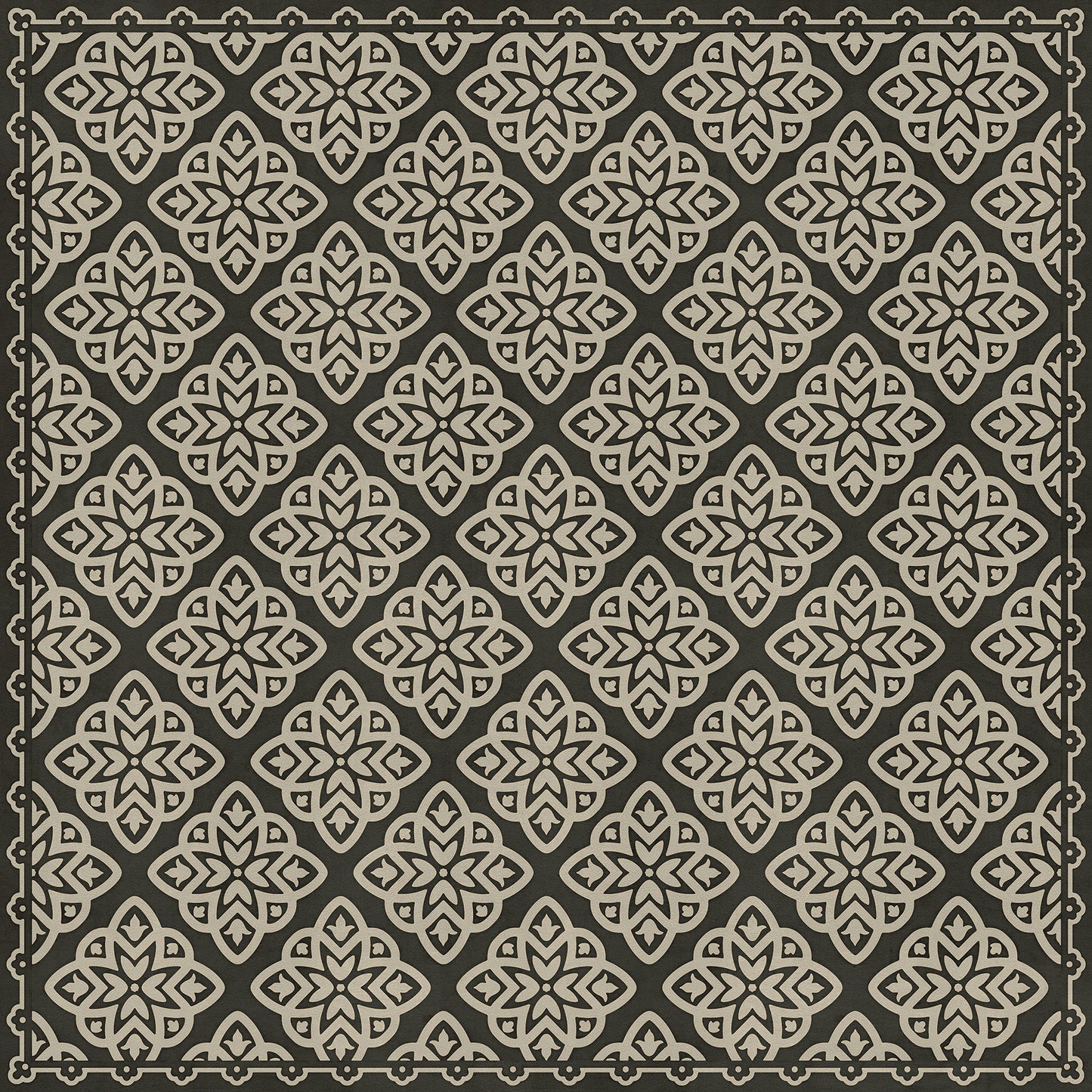 Pattern 45 Nitritus 60x60 Vintage Vinyl Floorcloth