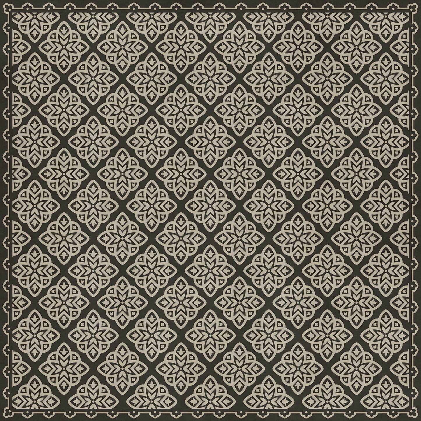 Pattern 45 Nitritus 120x120 Vintage Vinyl Floorcloth