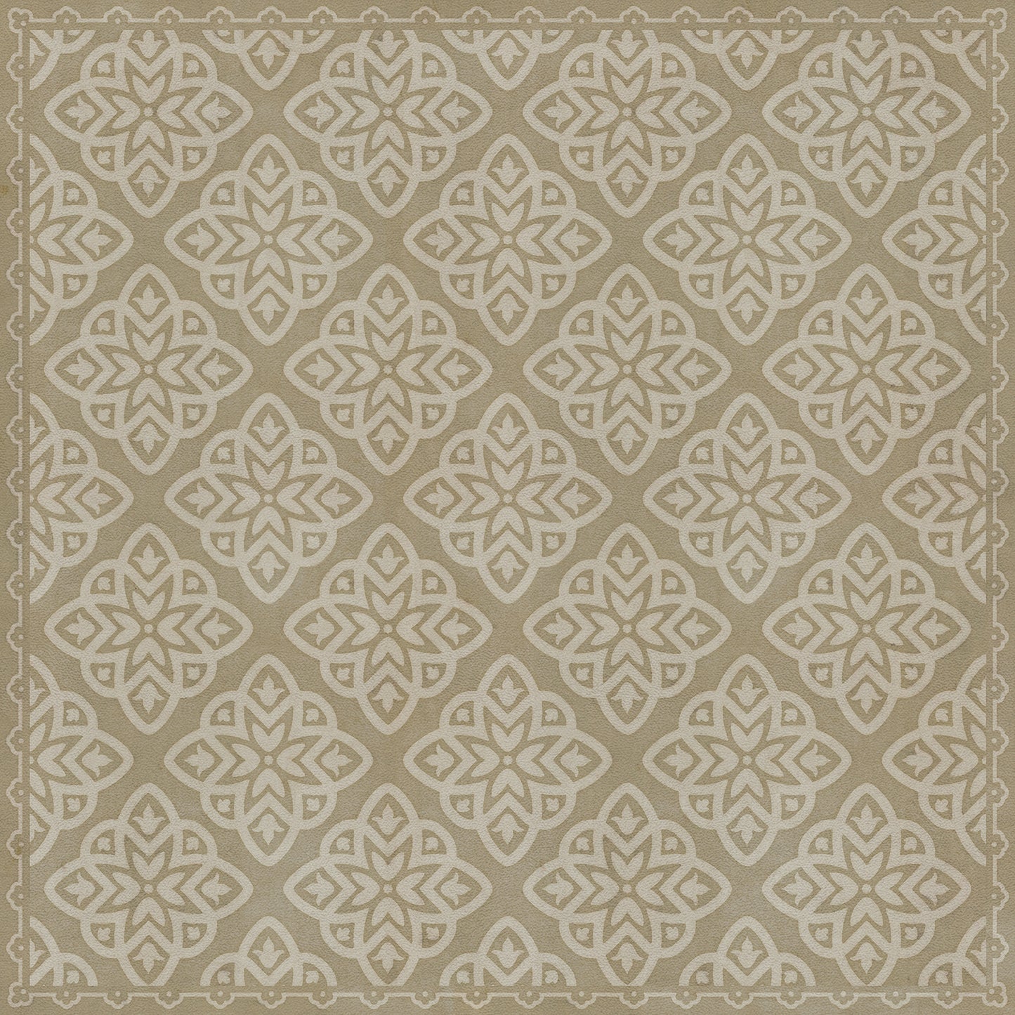 Pattern 45 Niveus 36x36 Vintage Vinyl Floorcloth