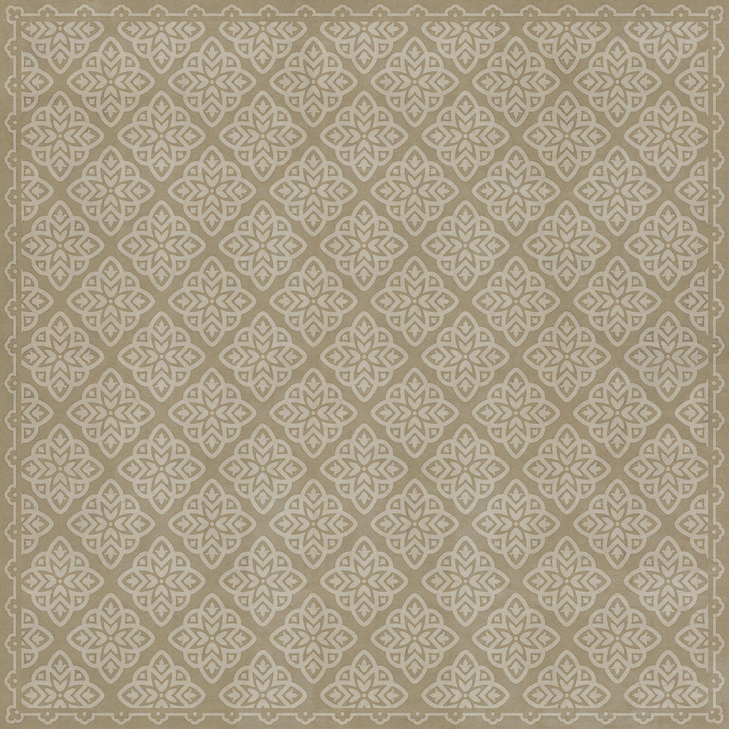 Pattern 45 Niveus 96x96 Vintage Vinyl Floorcloth