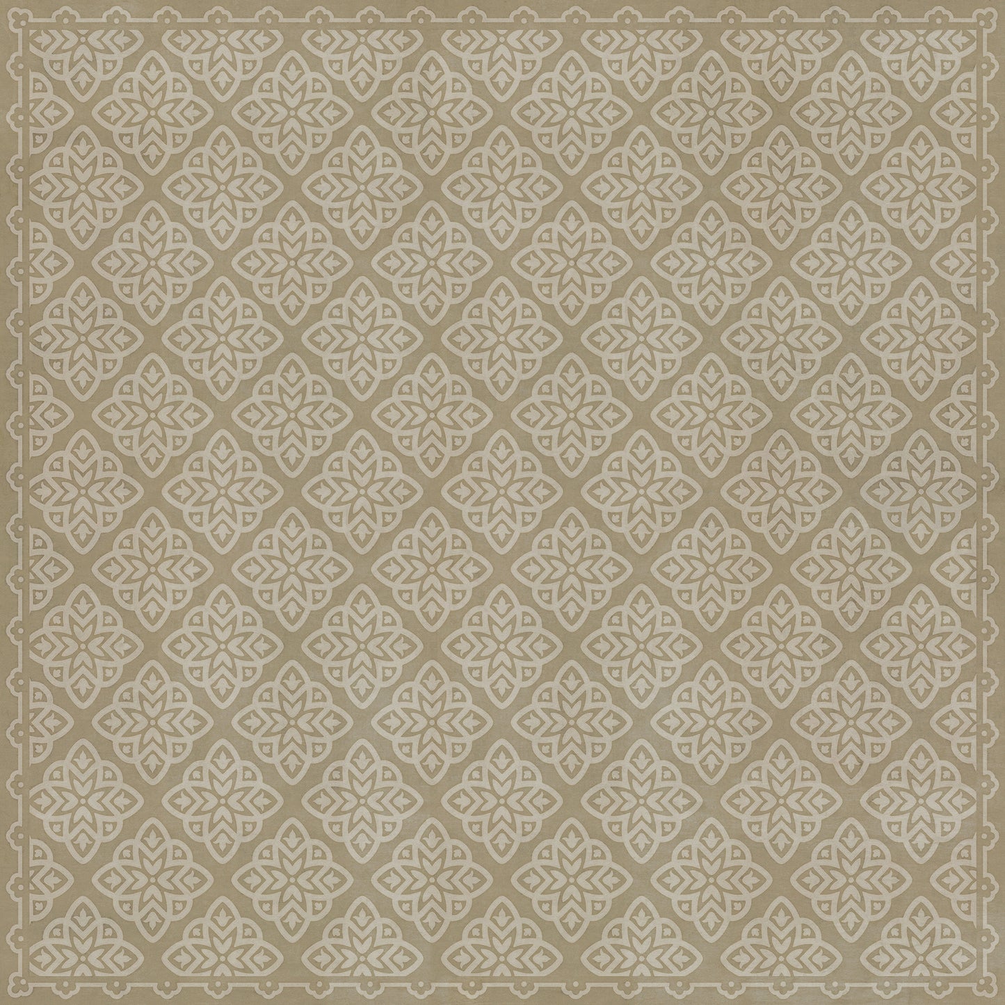 Pattern 45 Niveus 120x120 Vintage Vinyl Floorcloth