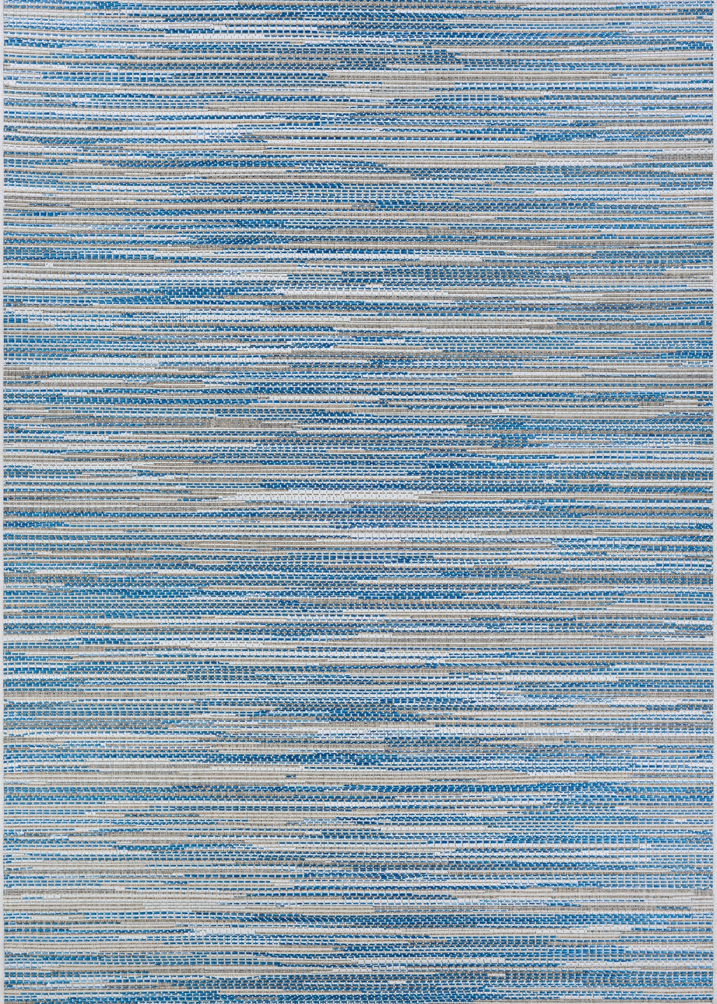 Couristan Monte Carlo Coastal Breeze Ocean-Champagne Runner Rug 2'3" x 11'9"