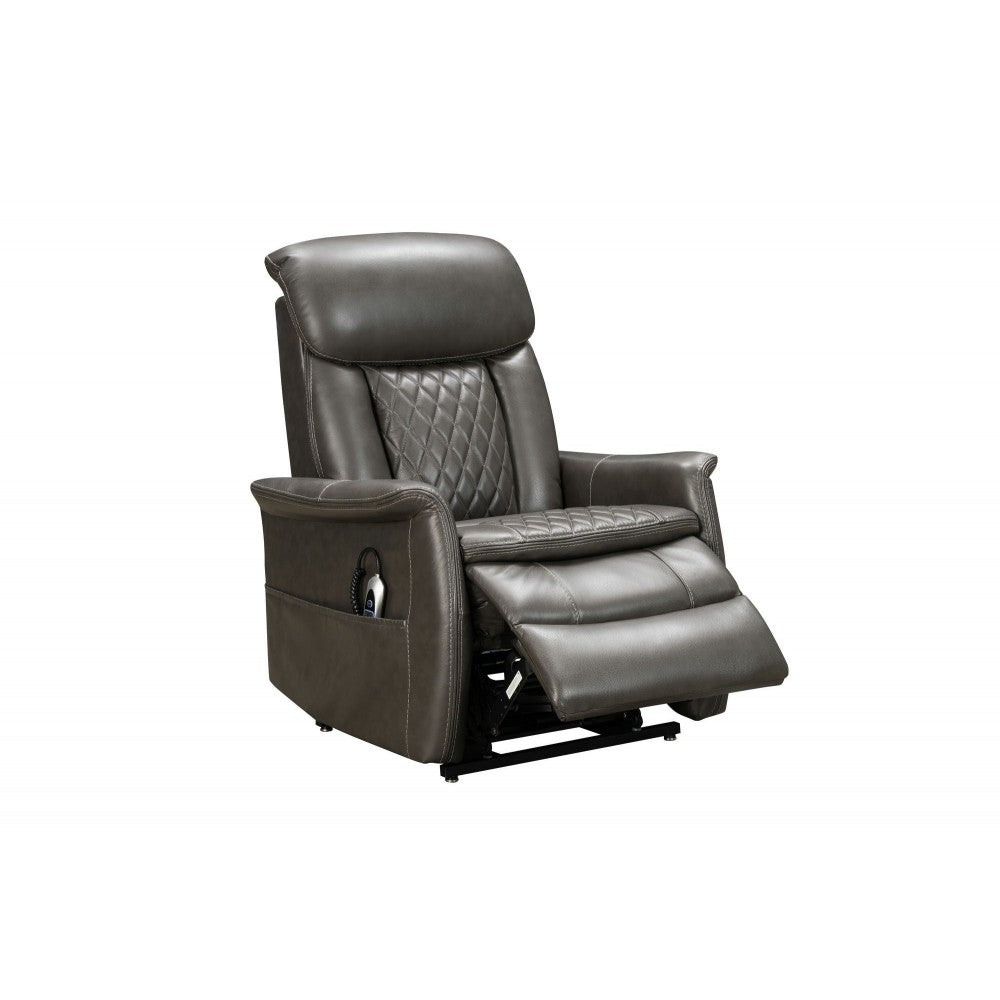 23PHL-3086 Lauren Power Lift Recliner, Matteo Smokey Gray