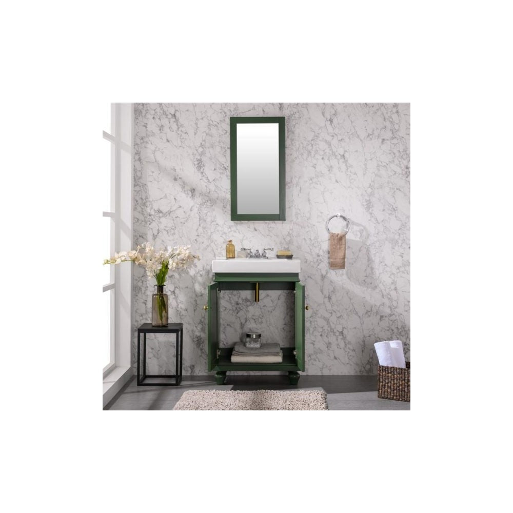 24" Vogue Green Sink Vanity