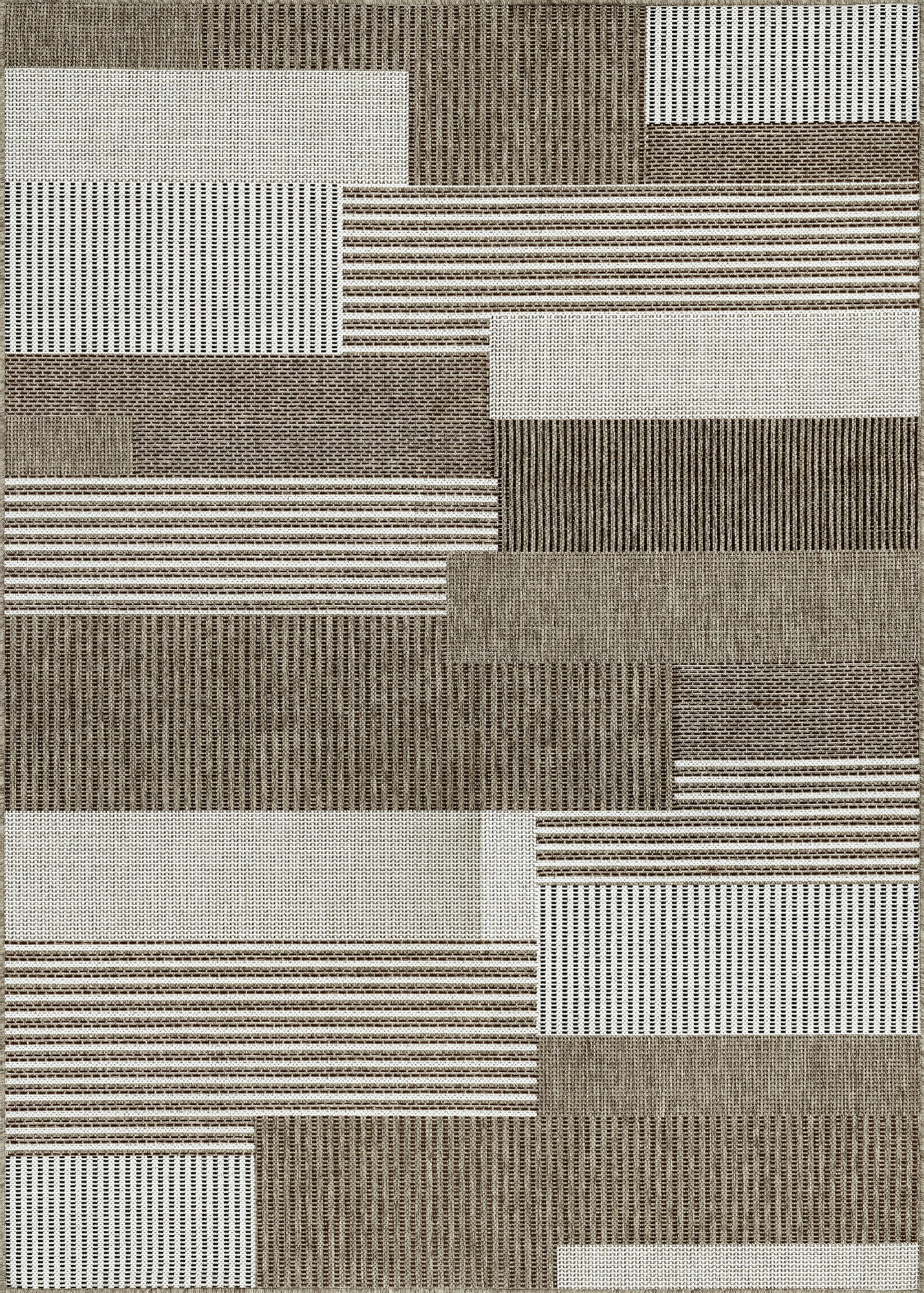 Couristan Monaco Starboard Brown-Sand Rug 8'6" x 13'
